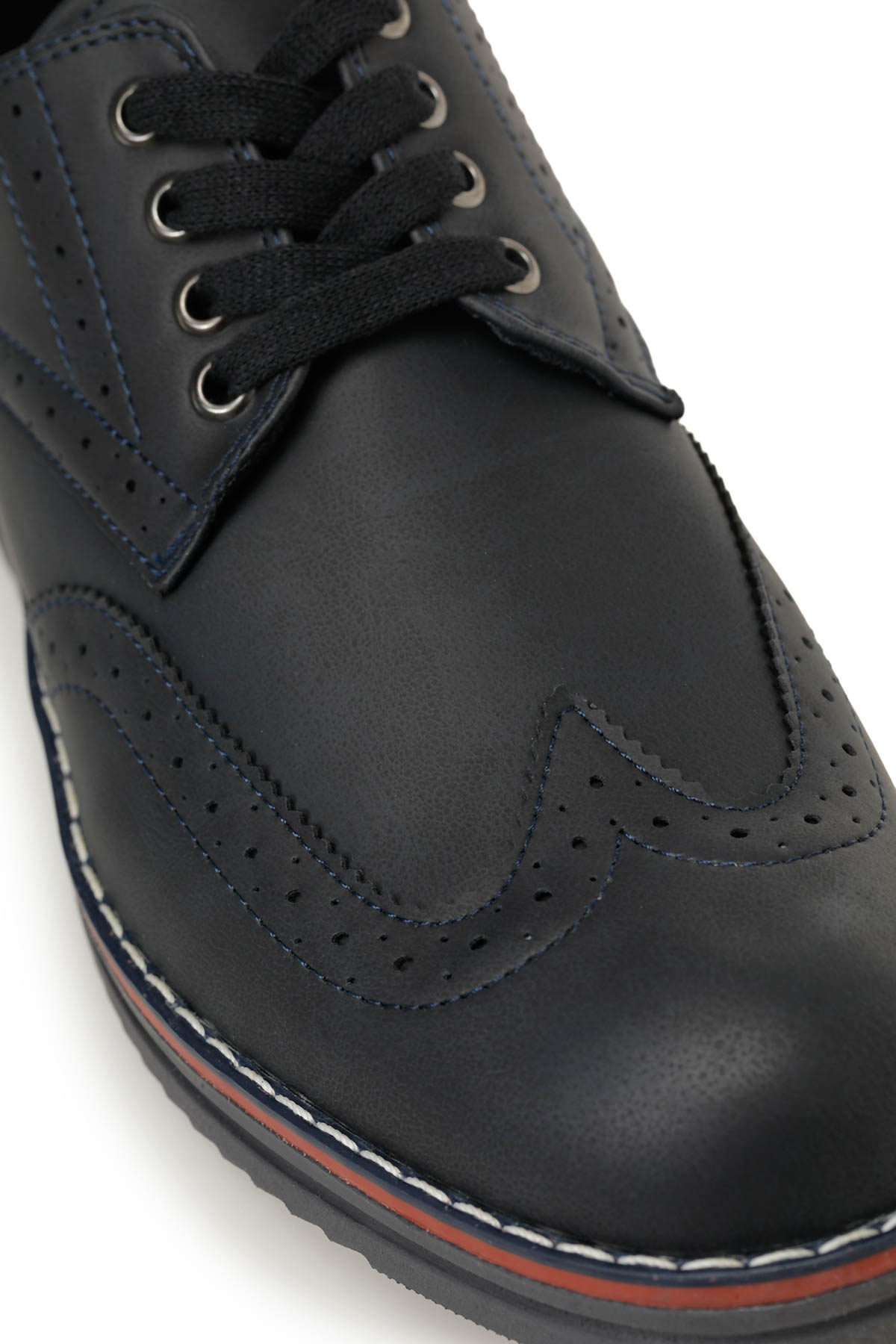 353617.M P 5PR Lacivert Erkek Klasik Ayakkabı - Görsel 9