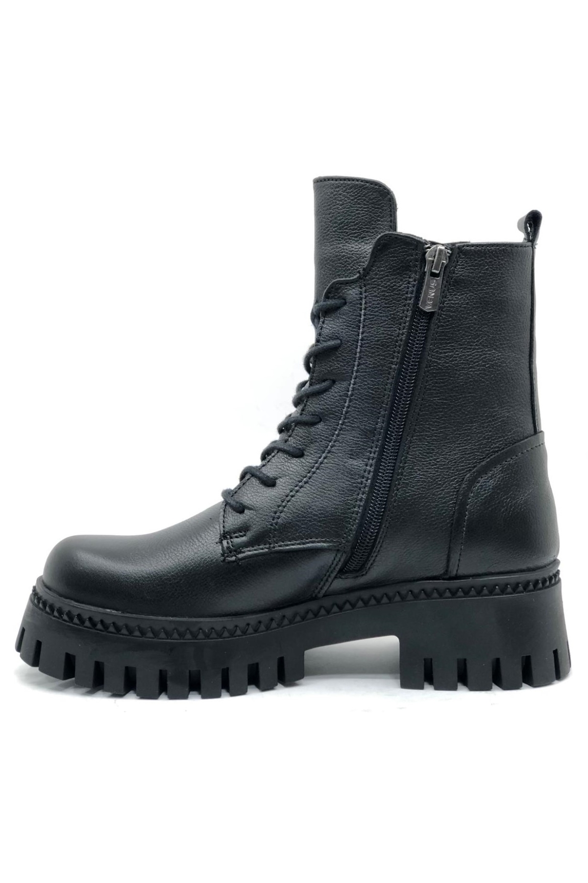 Ziko Hakiki Deri Kaymaz Taban Ortopedik Kadın Bot - Görsel 5