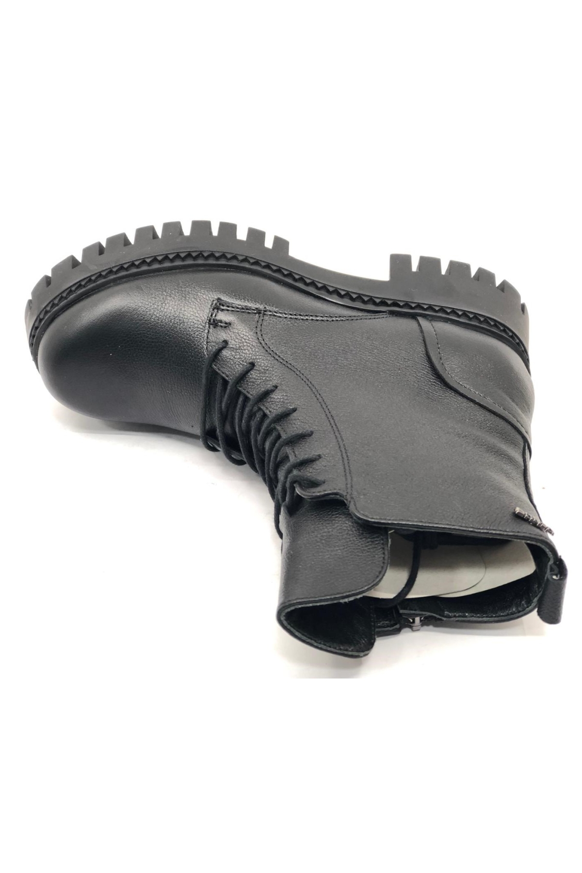 Ziko Hakiki Deri Kaymaz Taban Ortopedik Kadın Bot - Görsel 6