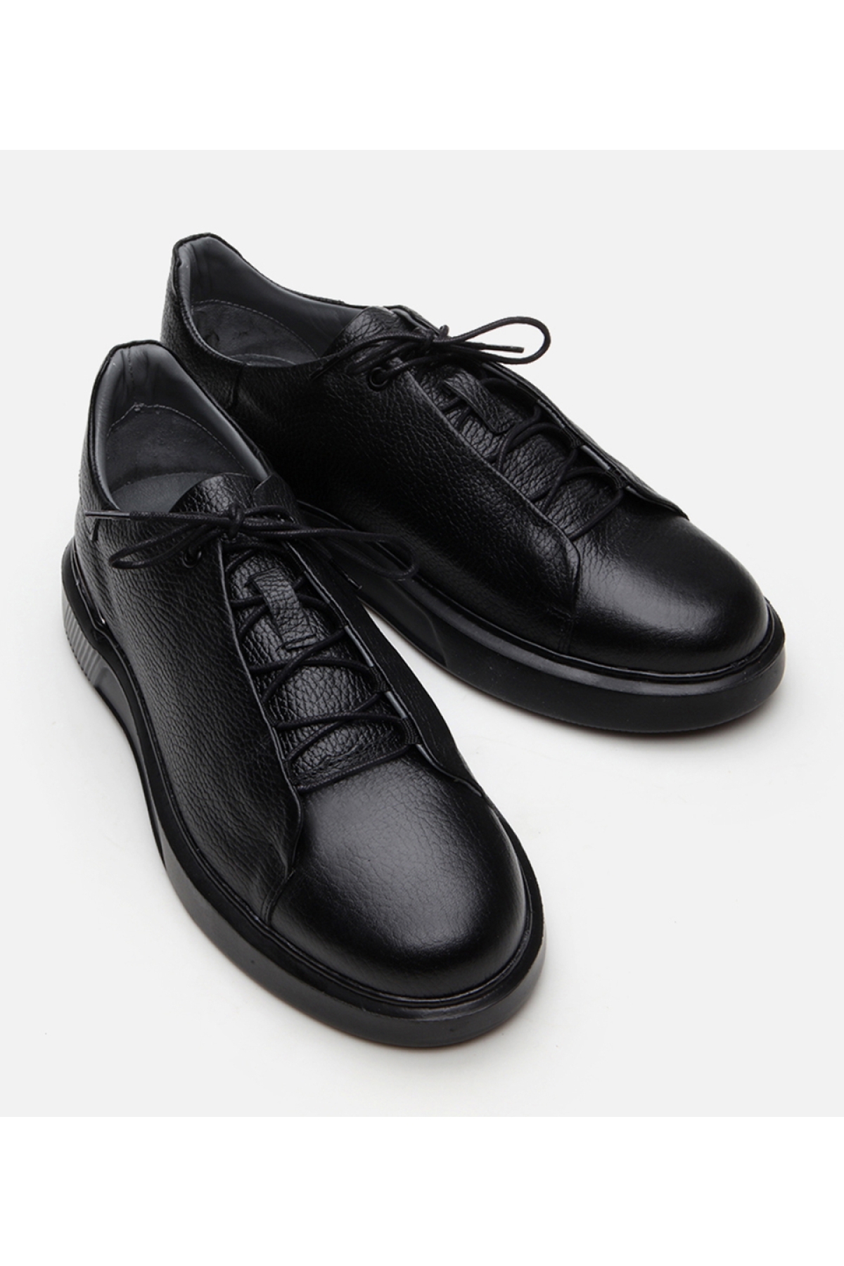 Erkek Deri Siyah Günlük Ayakkabı - Görsel 4