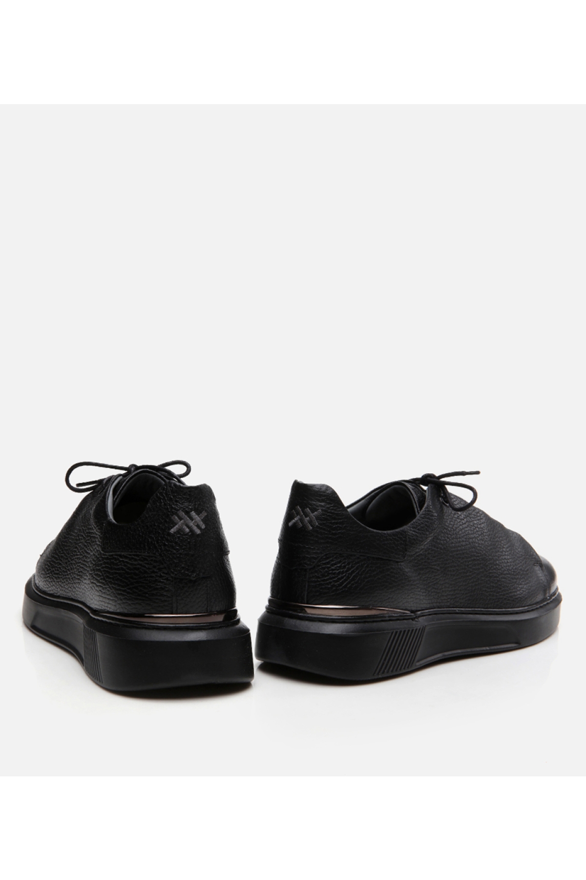 Erkek Deri Siyah Günlük Ayakkabı - Görsel 6