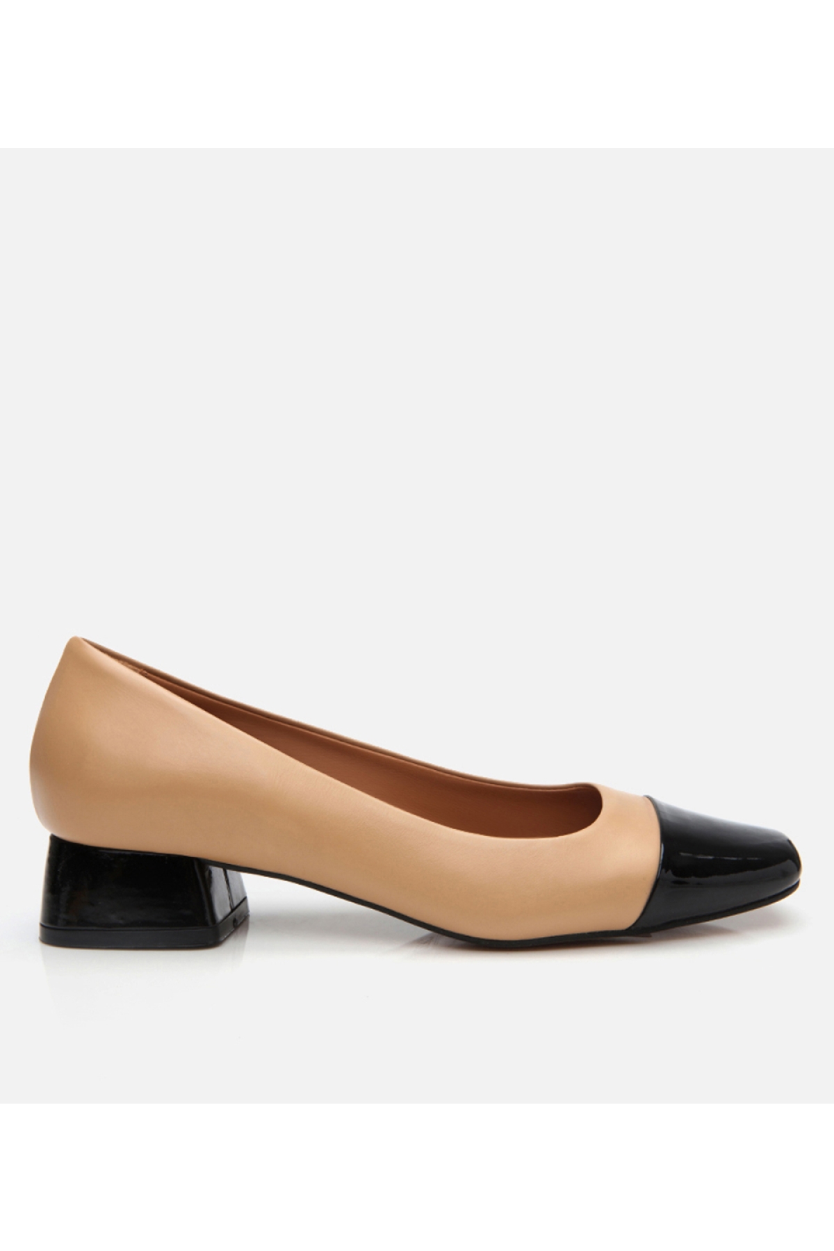 Kadın Rugan Deri Siyah Babet - Görsel 2