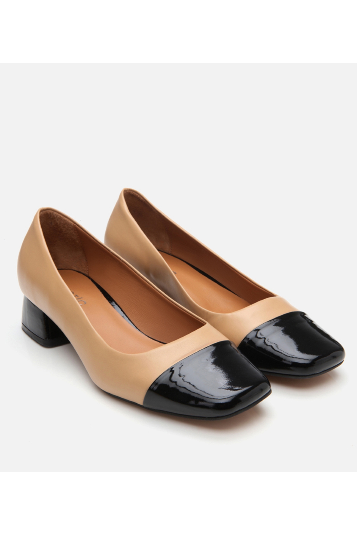 Kadın Rugan Deri Siyah Babet - Görsel 3