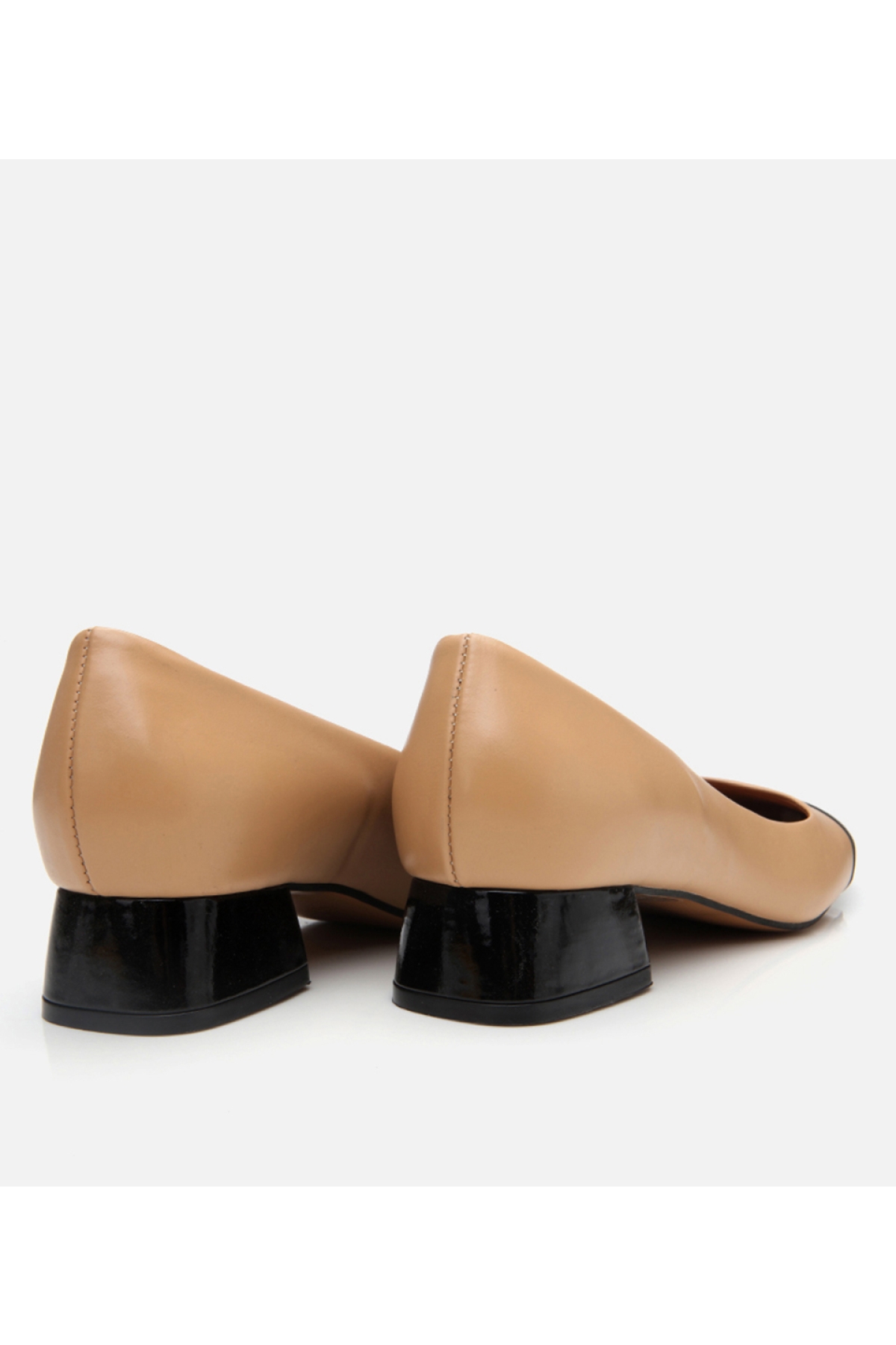 Kadın Rugan Deri Siyah Babet - Görsel 7