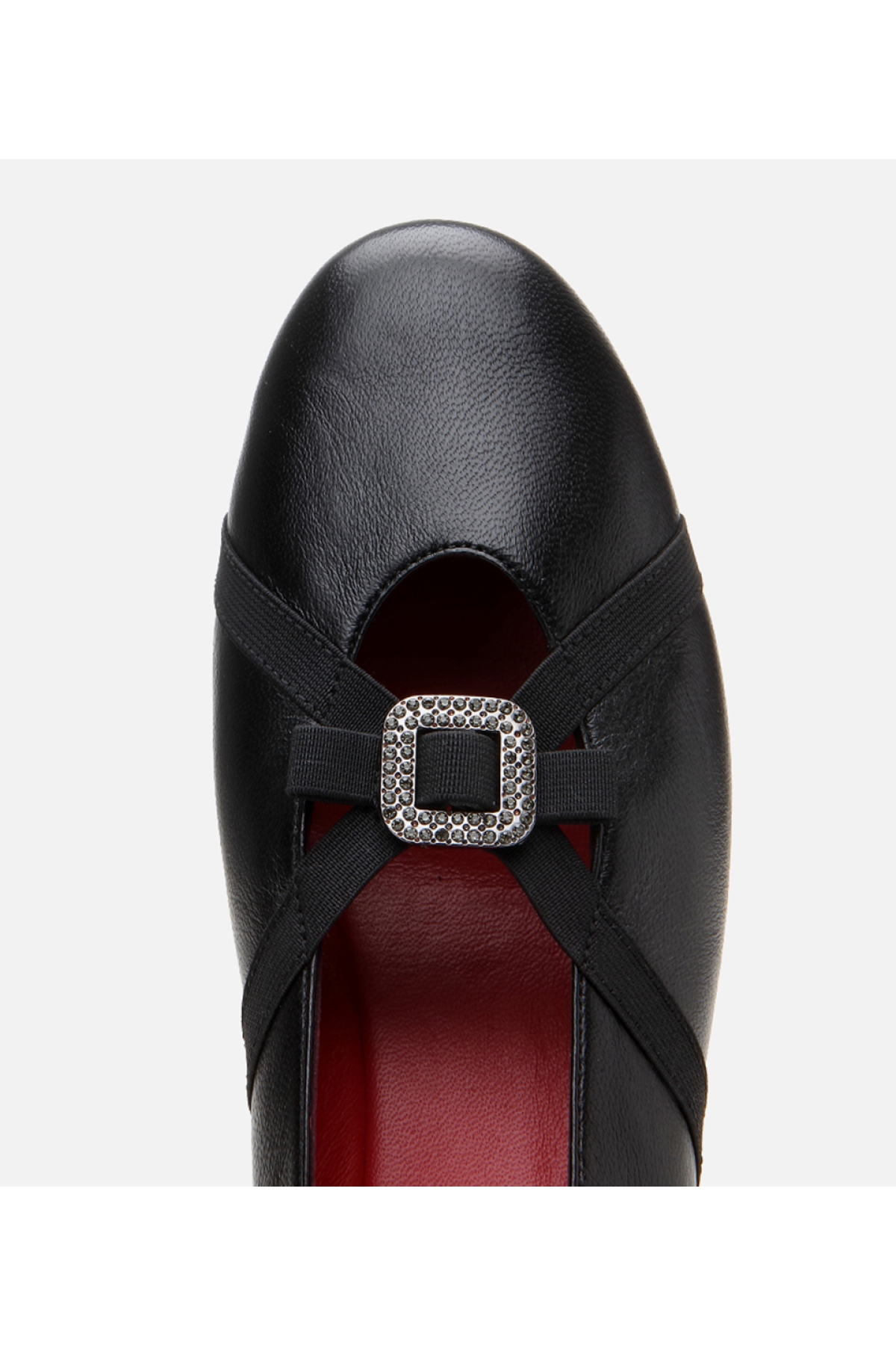 Kadın Deri Toka Detaylı Dolgu Topuklu Ayakkabı - Görsel 6