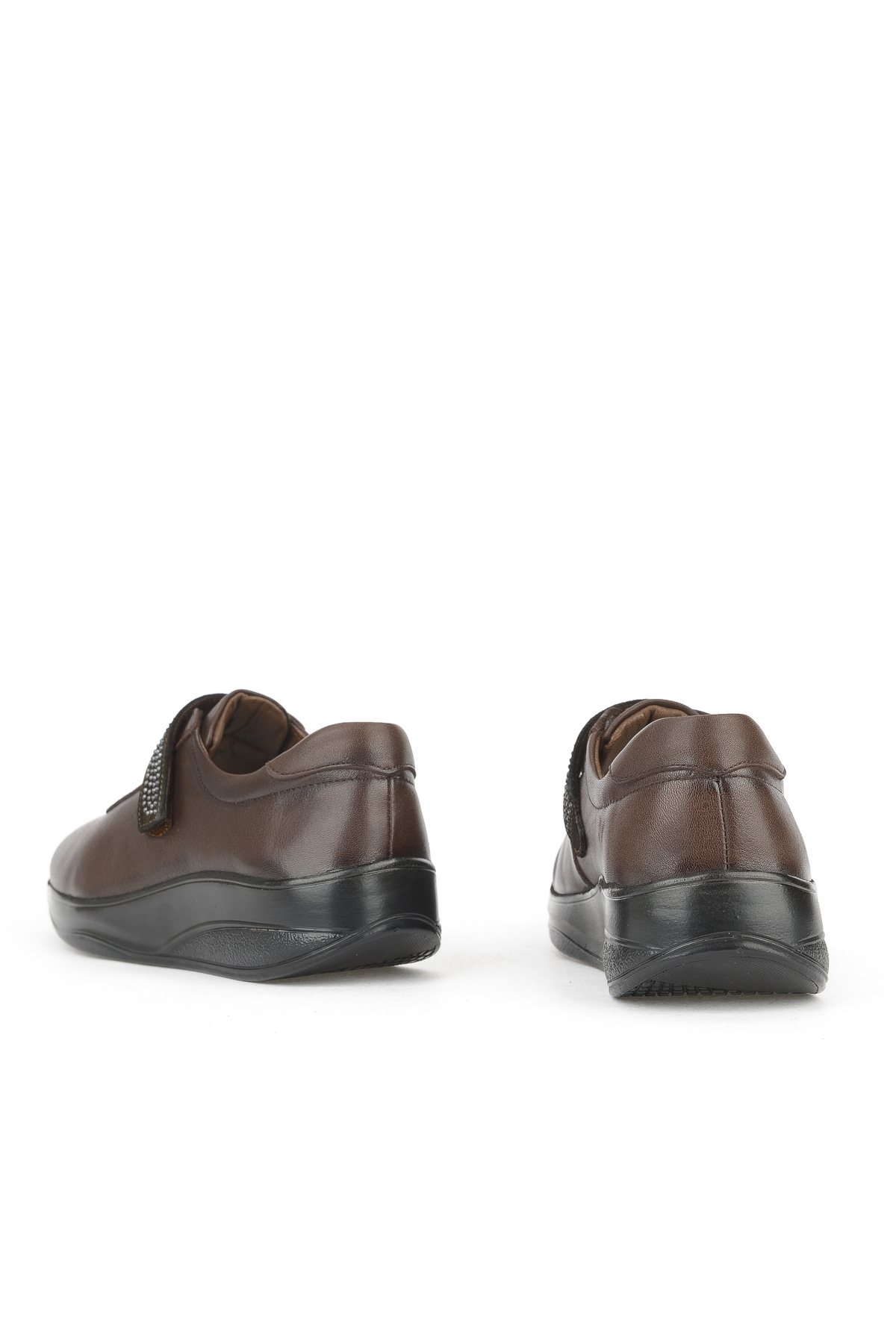 Kadın Hakiki Deri Konfor Ayakkabı 15355Z2417 Kahve - Görsel 4