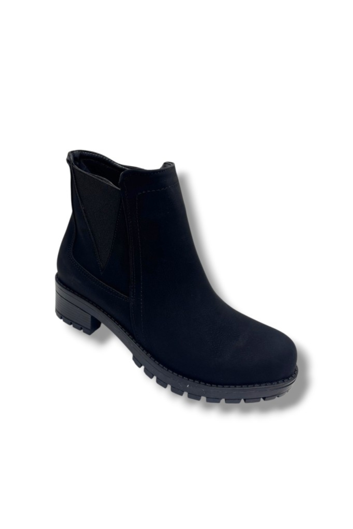 1663-26 Yağlı Deri Fermuarlı Kadın Bot - Görsel 2