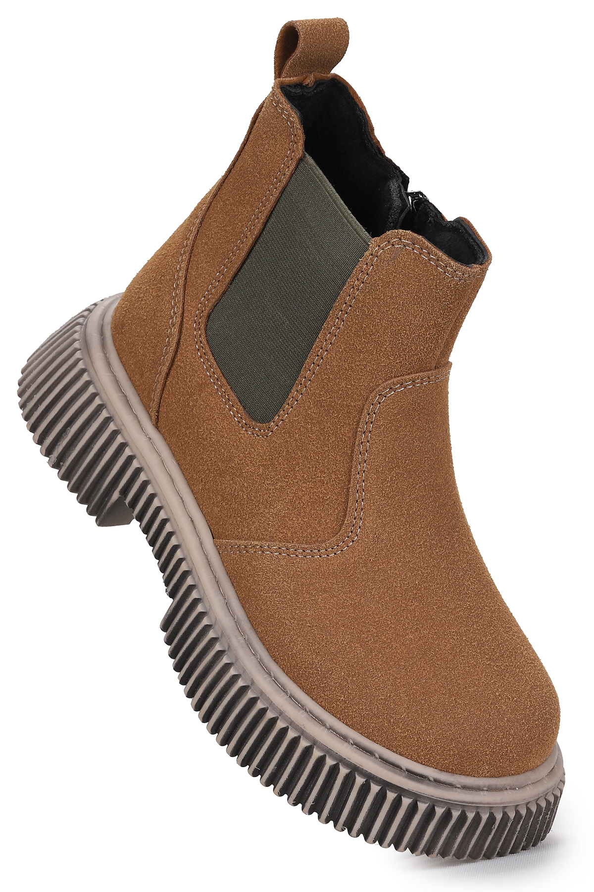 Kiko Kids Kiko Kids Penka Fermuarlı Erkek Çocuk Günlük Bot Ayakkabı Taba | Flo Taba - 4. görsel