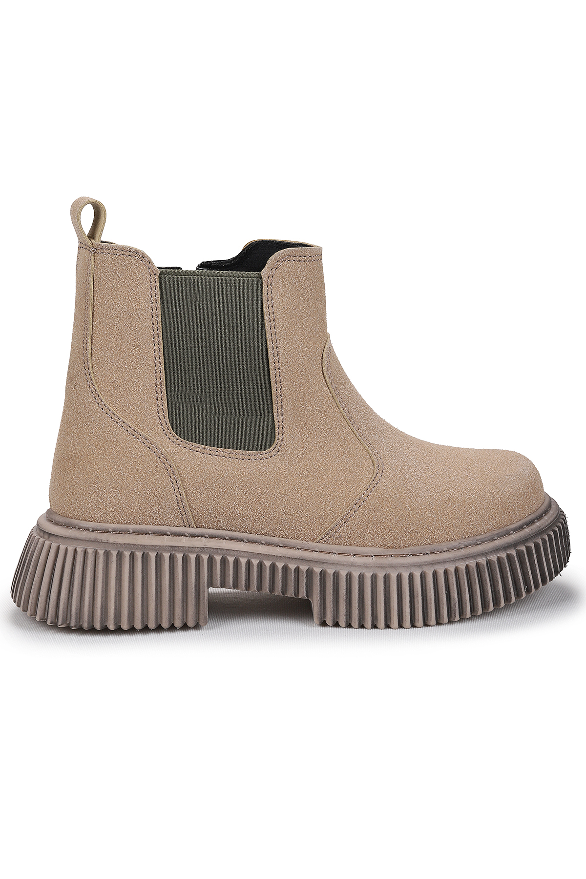 Penka Fermuarlı Erkek Çocuk Günlük Bot Ayakkabı Bej - Görsel 2