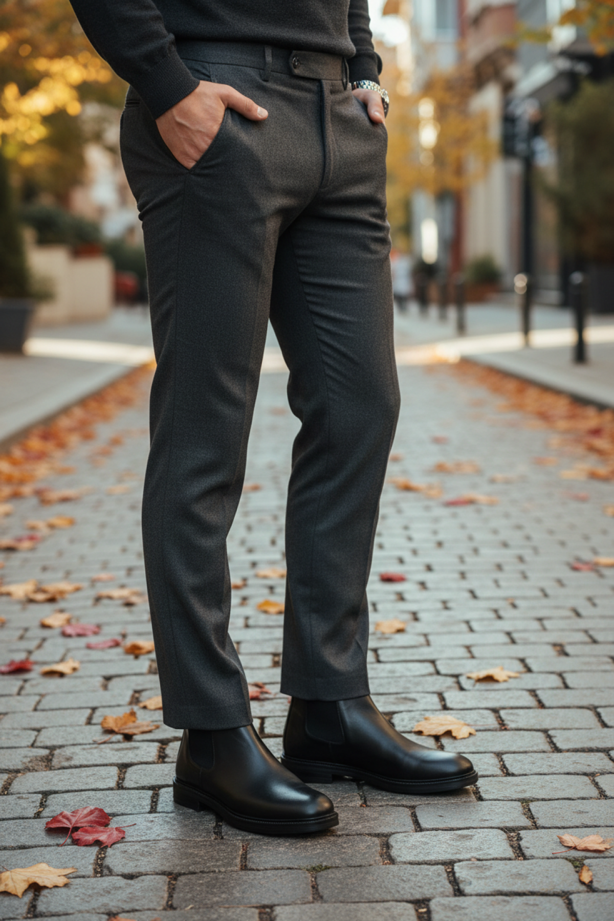 INCI SORBE 5PR Siyah Erkek Klasik Bot - Görsel 3