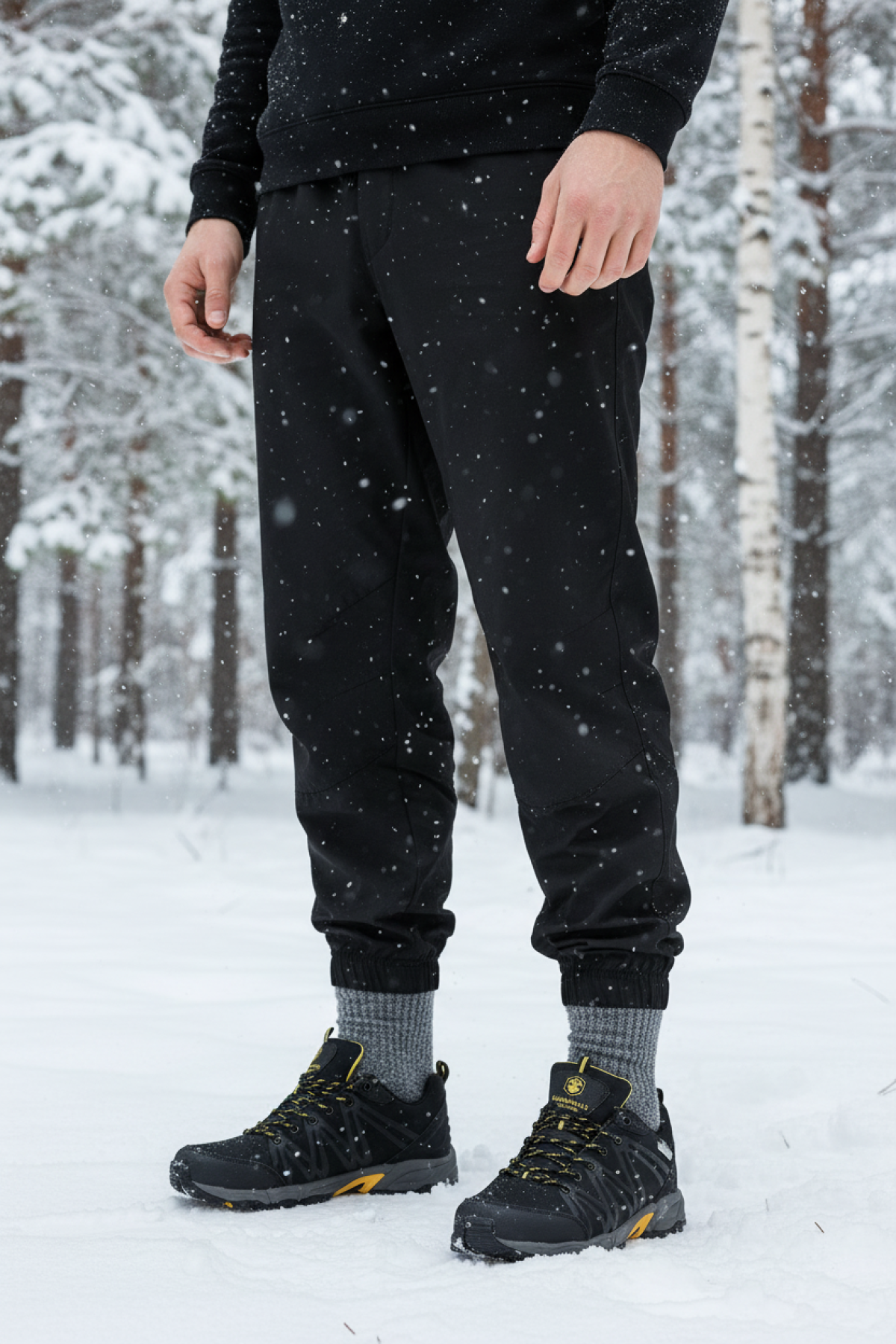 SHELL 5PR Siyah Erkek Outdoor - Görsel 3