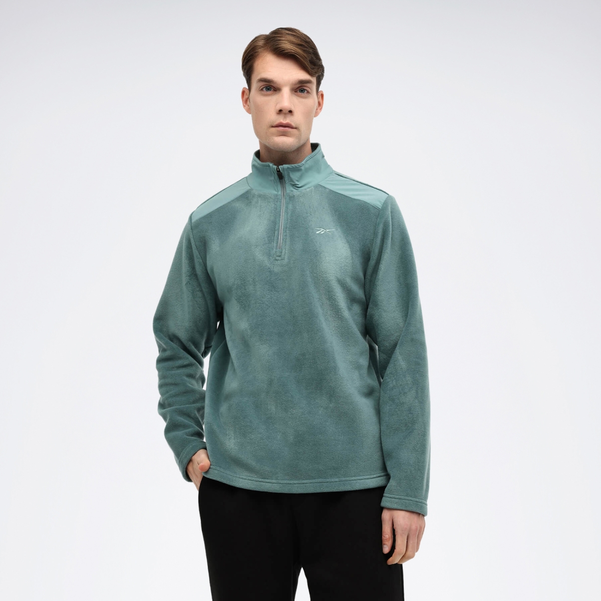 Reebok ELONA HZ Yeşil Erkek Polar