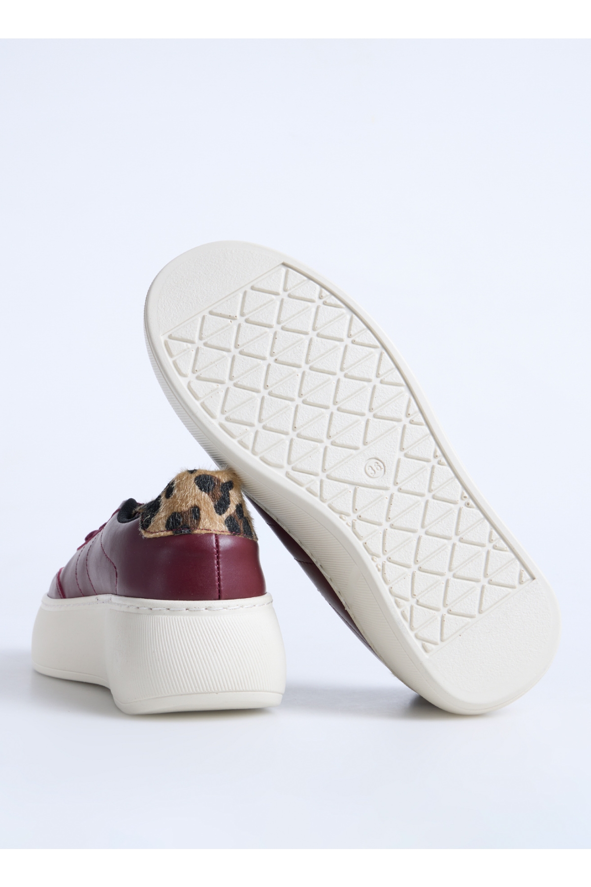 Bordo Kadın Sneaker DARIA - Görsel 5