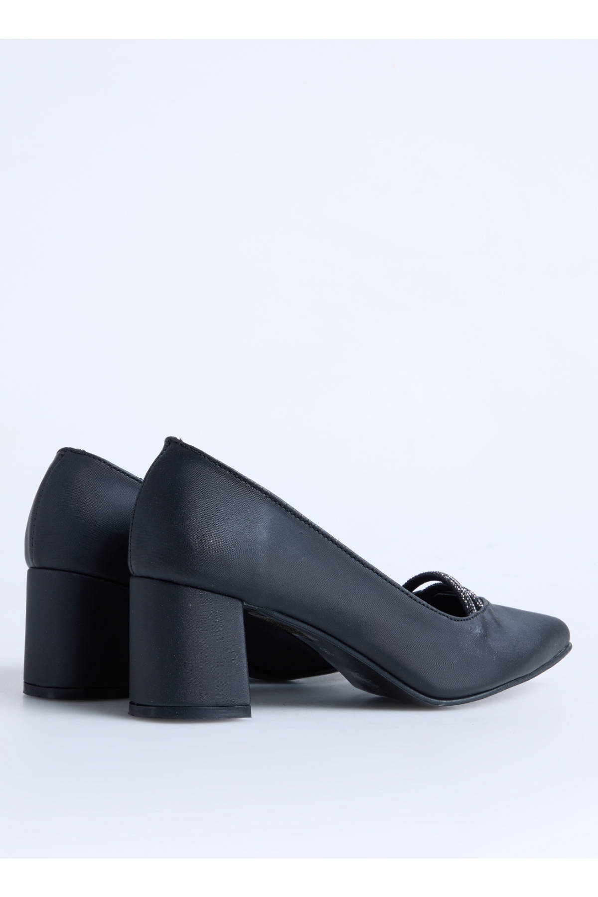 Siyah Kadın Topuklu Ayakkabı KAMAR - Görsel 4
