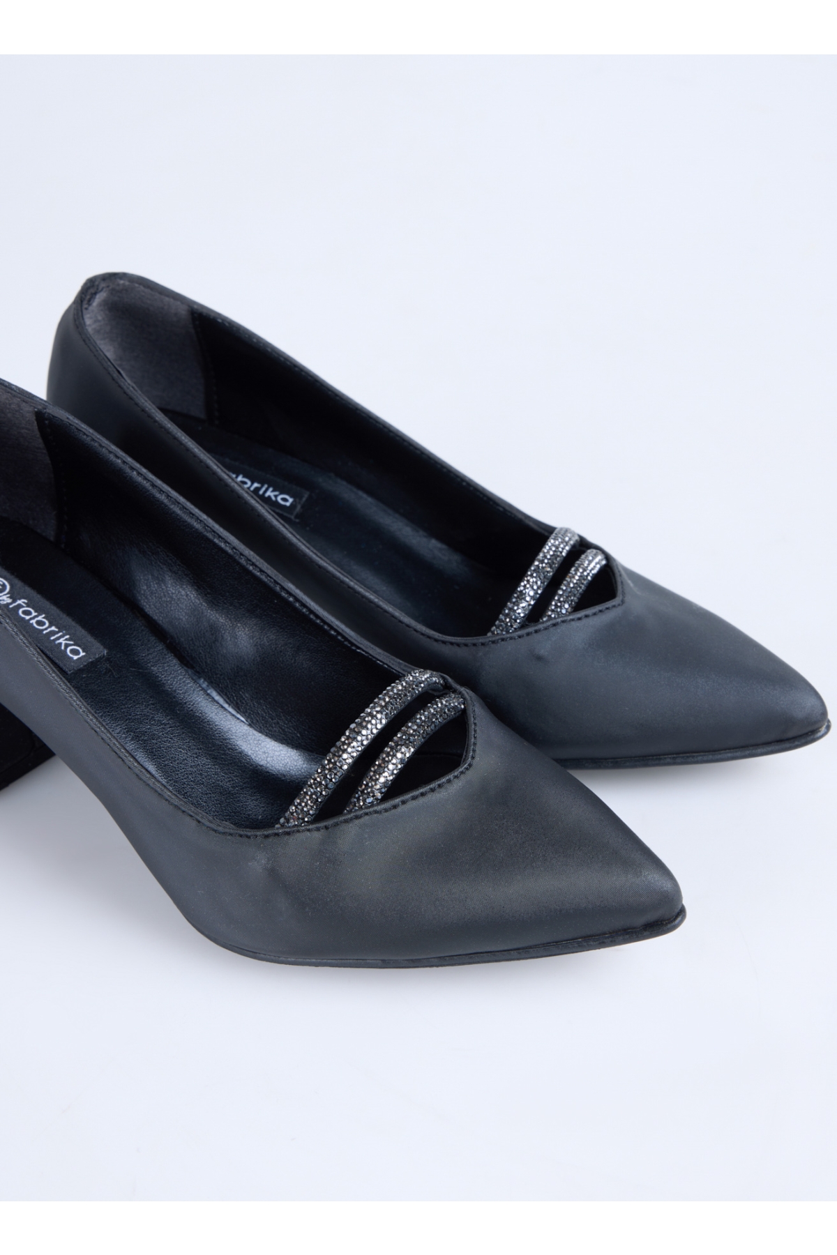 Siyah Kadın Topuklu Ayakkabı KAMAR - Görsel 6