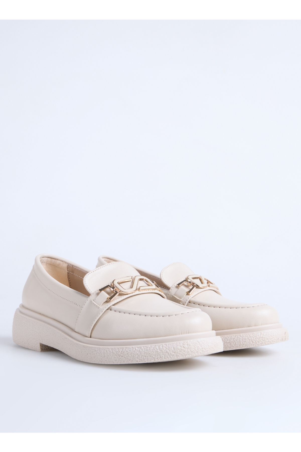 Bej Kadın Loafer VETAL - Görsel 3
