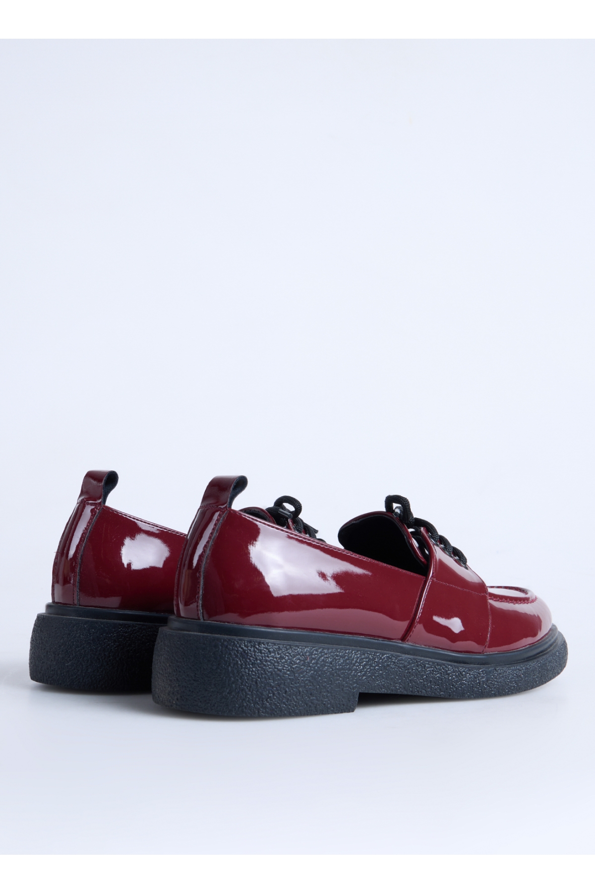 Bordo Kadın Loafer RINAD - Görsel 4