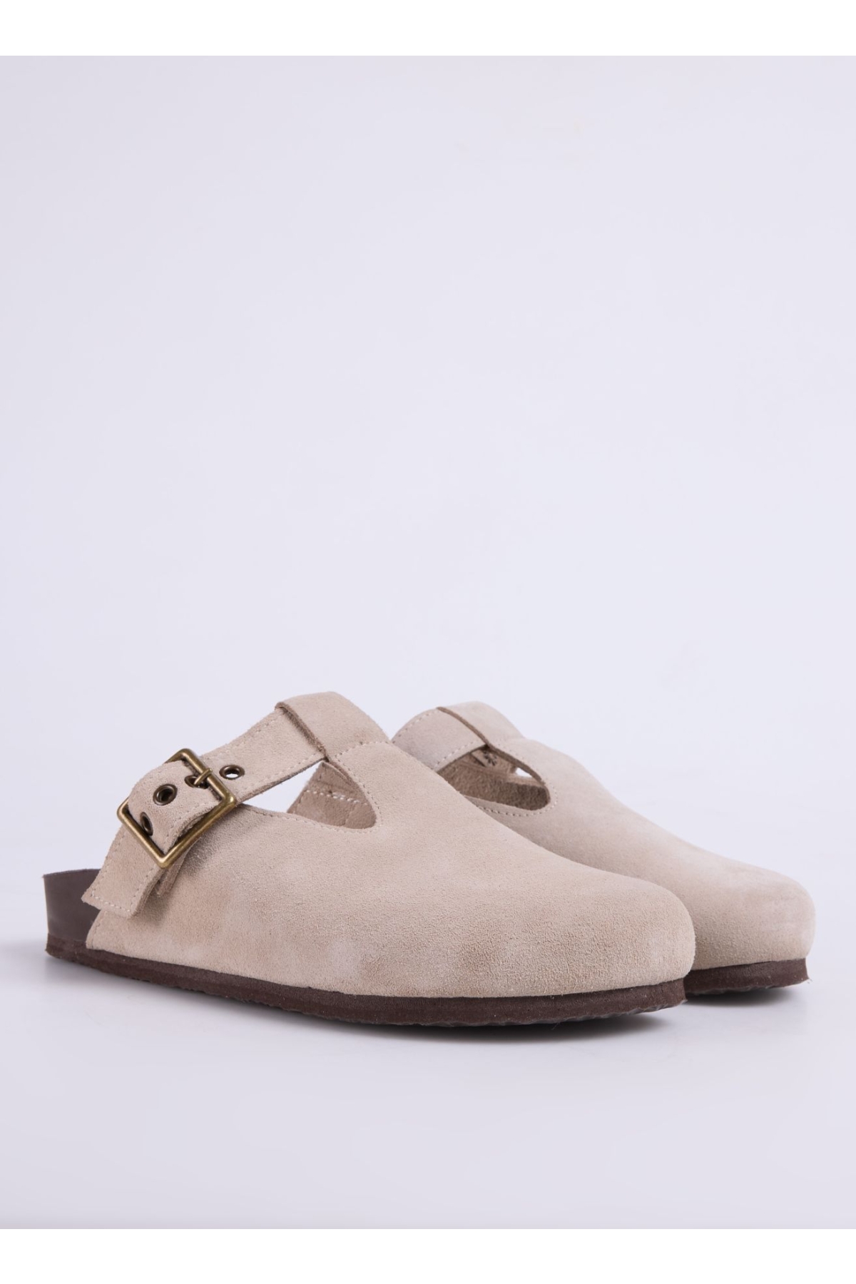 Fabrika Fabrika Bej Kadın Terlik D-CATALINA Sandalet & Terlik | Flo Bej - 3. görsel