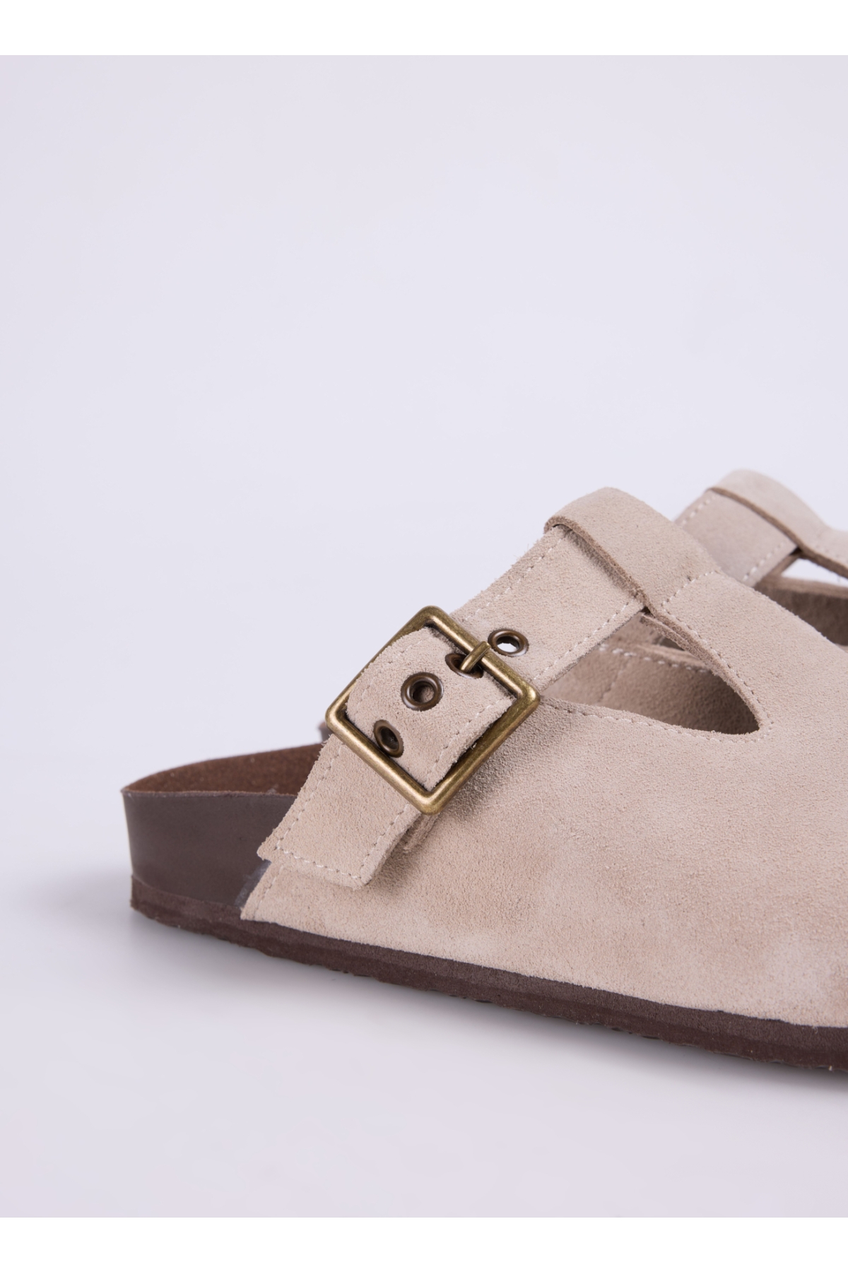Fabrika Fabrika Bej Kadın Terlik D-CATALINA Sandalet & Terlik | Flo Bej - 6. görsel