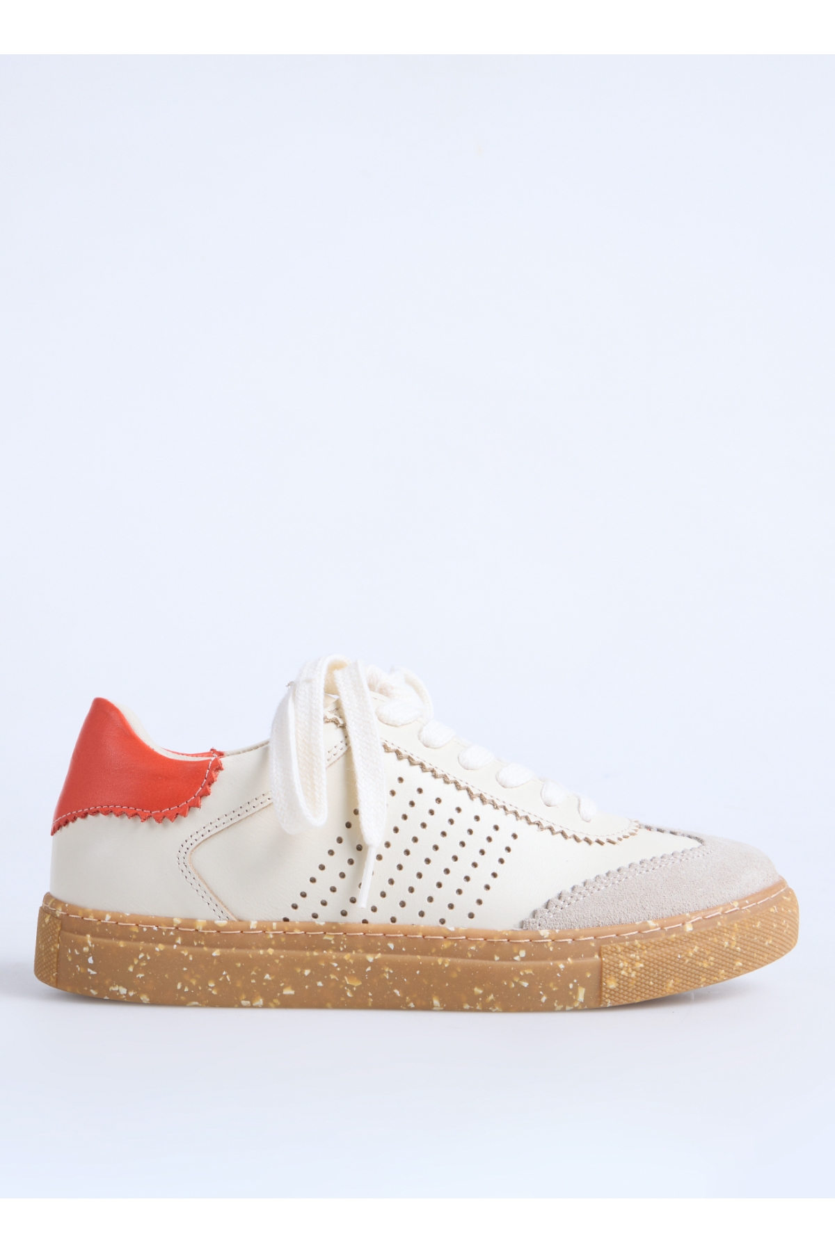 Ekru Kadın Sneaker NENU - Görsel 2