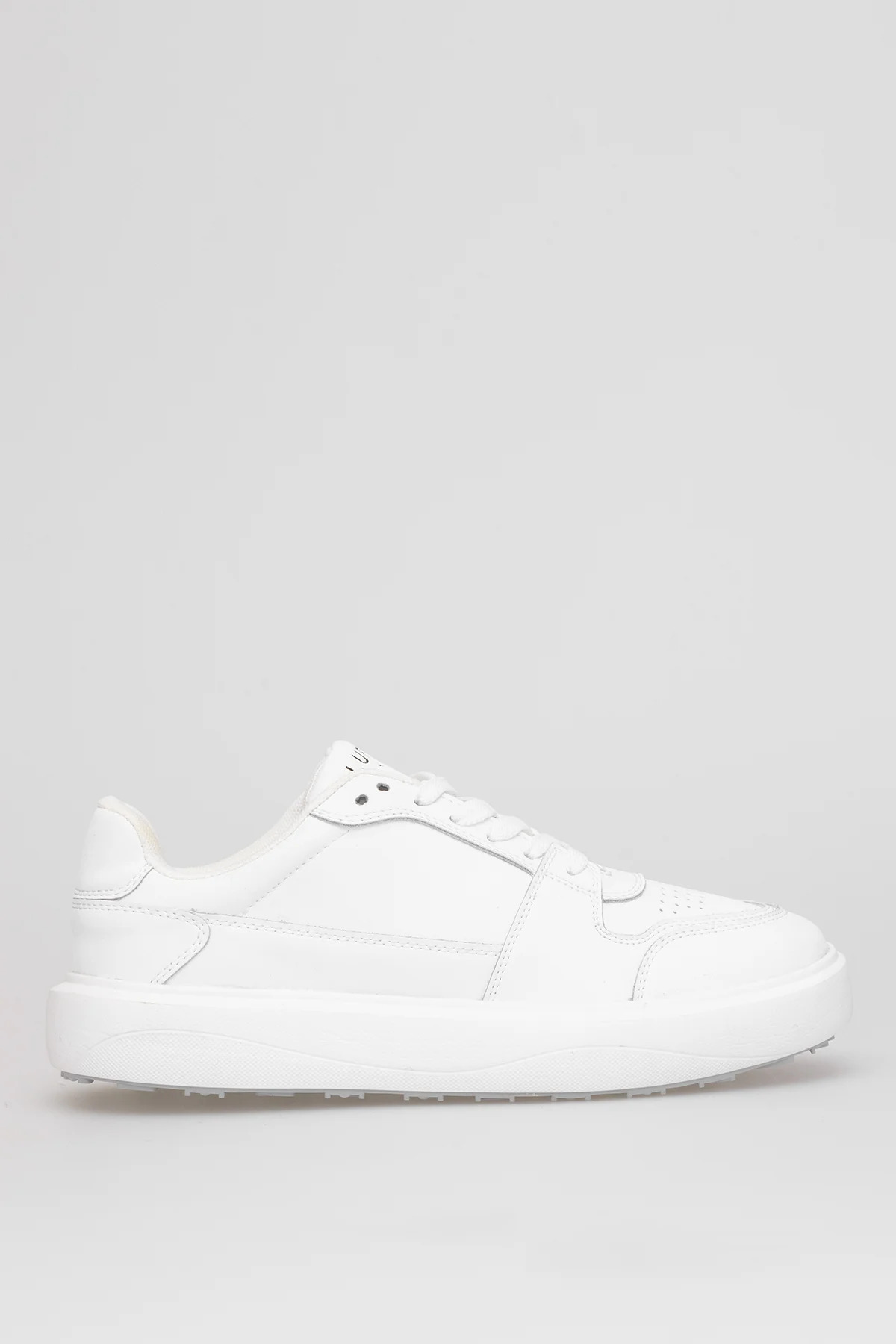 Mateas Erkek Hakiki Deri Klasik Sneaker Beyaz - Görsel 2