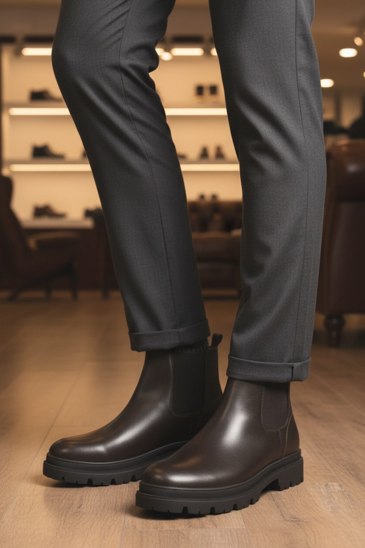 DARIAN 5PR Kahverengi Erkek Bot - Görsel 3