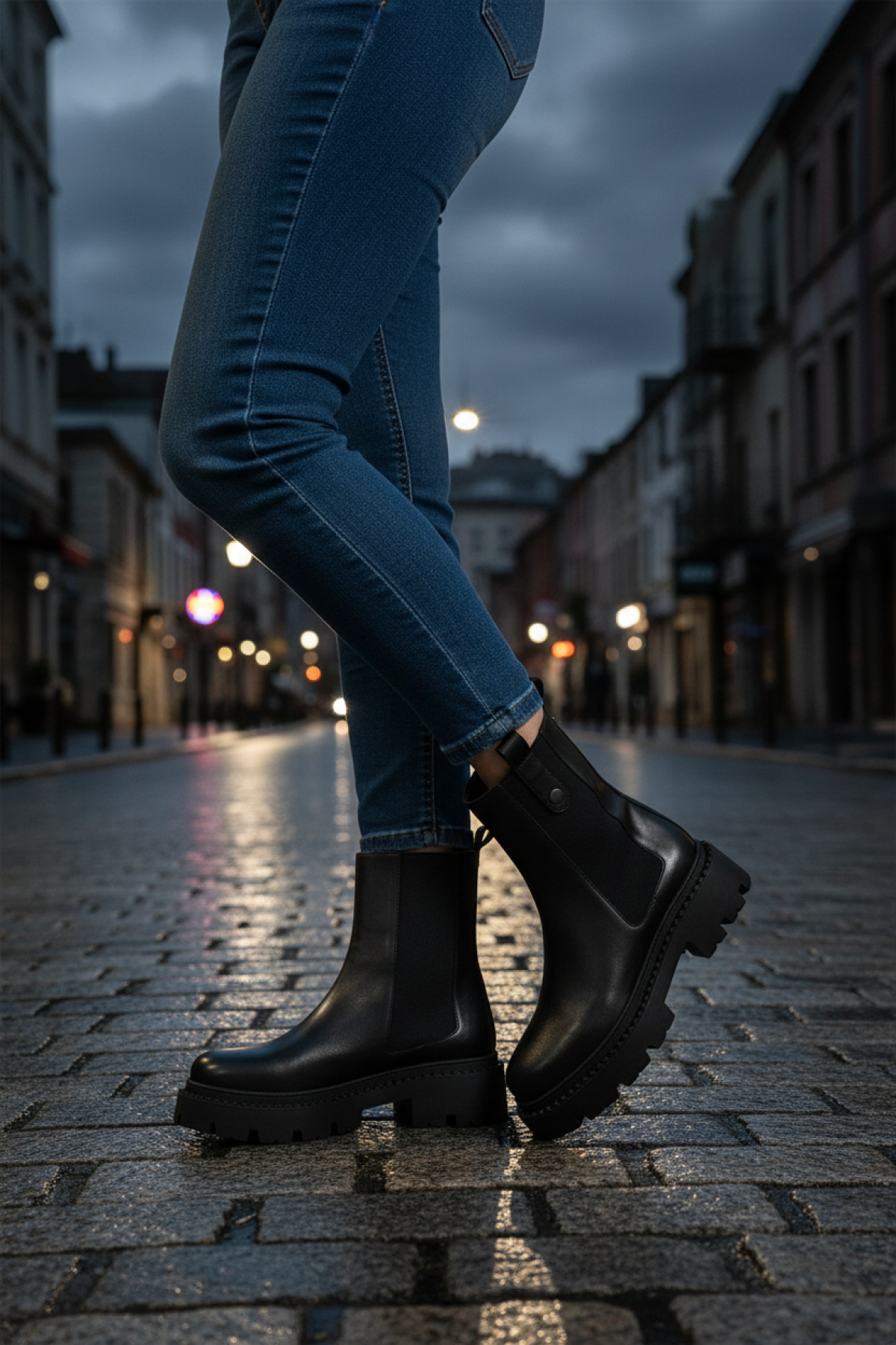 INCI TEYLIR 5PR Siyah Kadın Chelsea Bot - Görsel 3