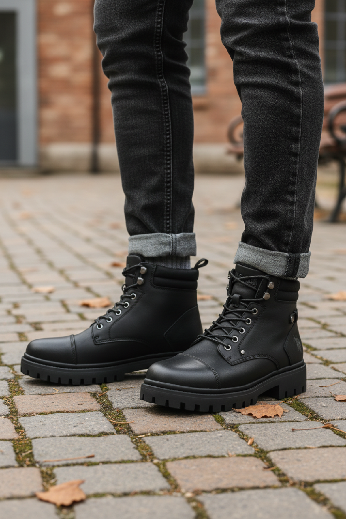 FRED 5PR Siyah Erkek Worker Bot - Görsel 3