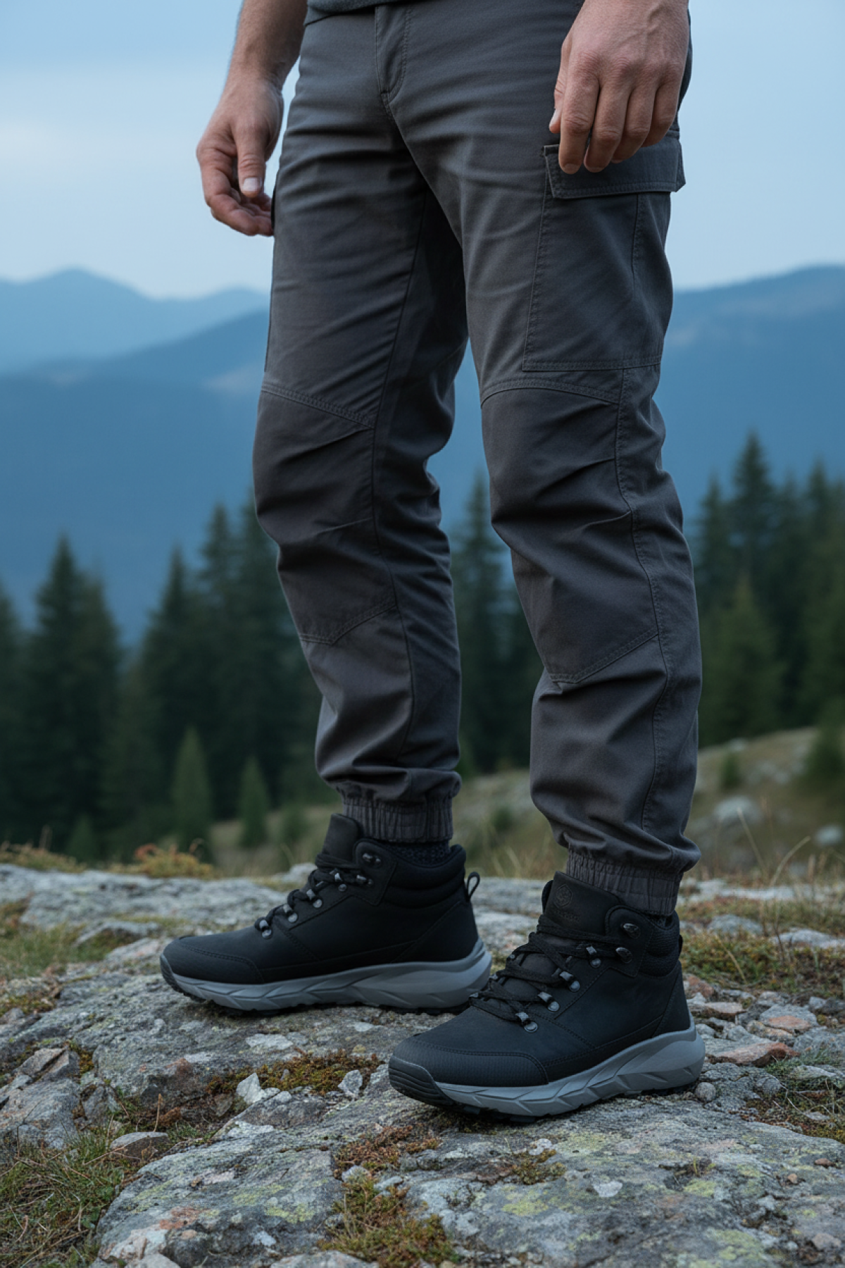 PISSA 5PR Siyah Erkek Outdoor Bot - Görsel 3