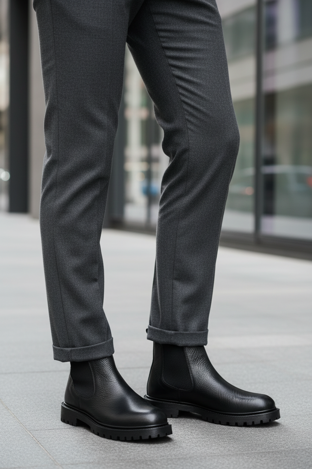 DALLAR 5PR Siyah Erkek Bot - Görsel 3