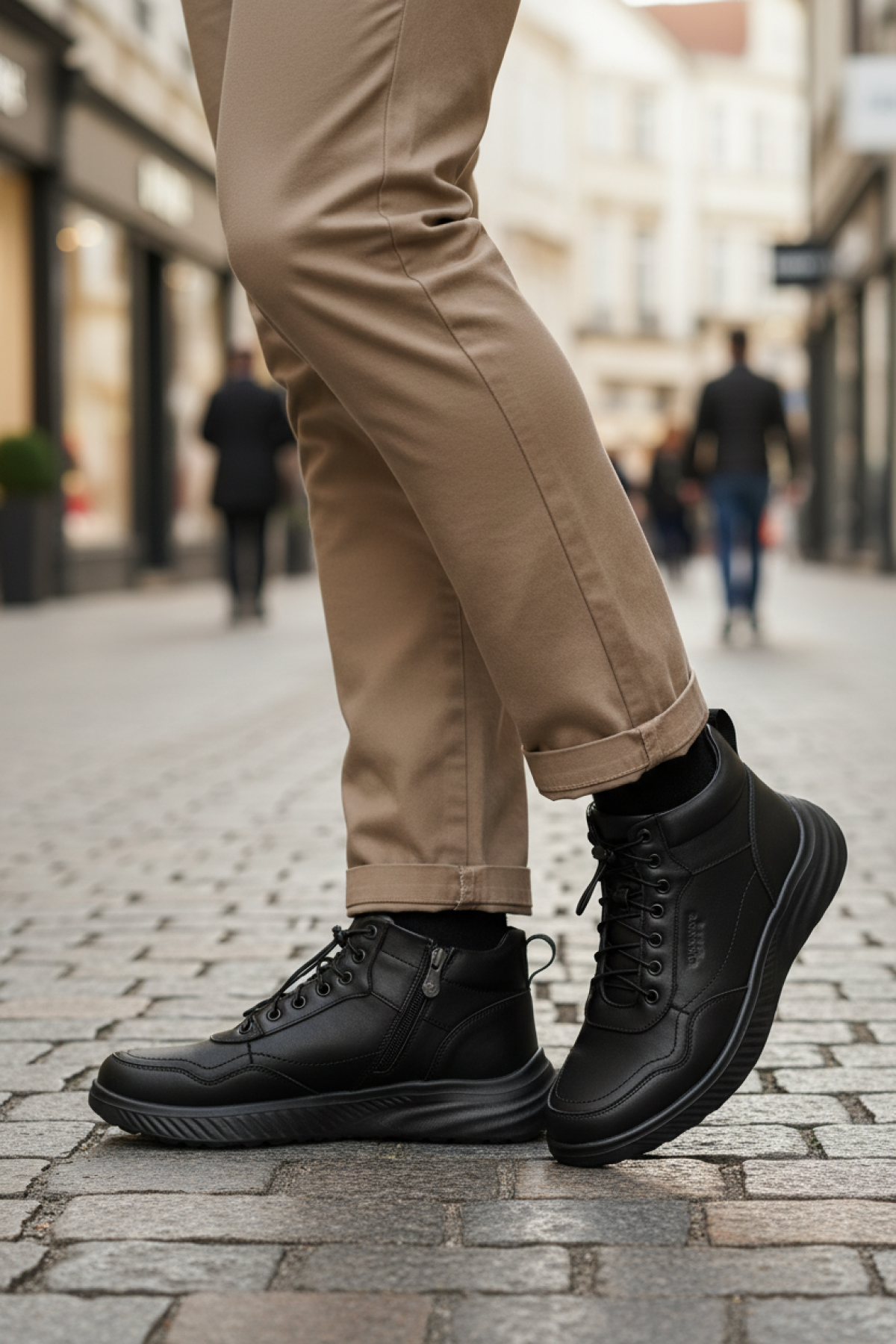 Dockers by Gerli ROBERT HI 5PR Siyah Erkek Bot - Görsel 3