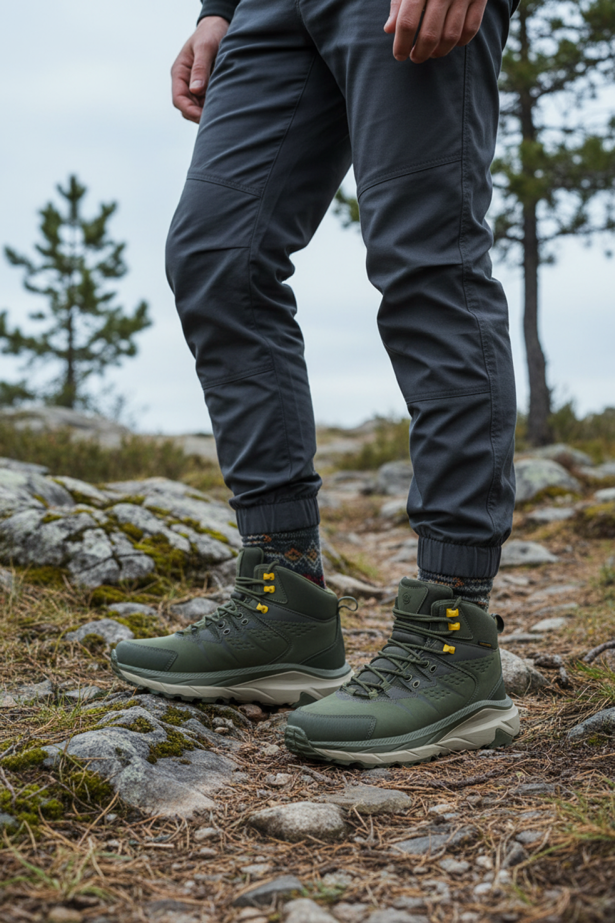 TRENTO 5PR Haki Erkek Outdoor Bot - Görsel 3