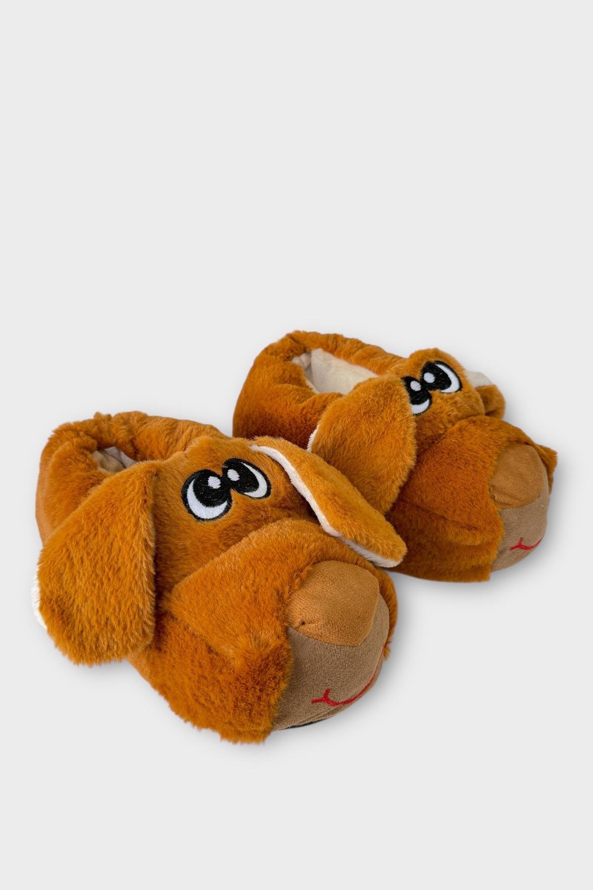 Unisex Figürlü Kaymaz ve Ses Yapmaz Taban Ev Panduf TABA - Görsel 3