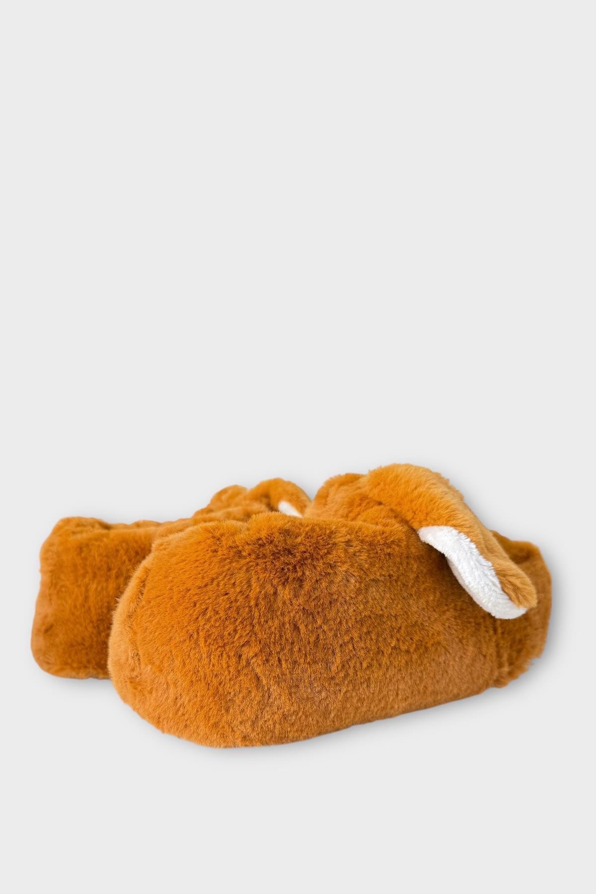 Unisex Figürlü Kaymaz ve Ses Yapmaz Taban Ev Panduf TABA - Görsel 6