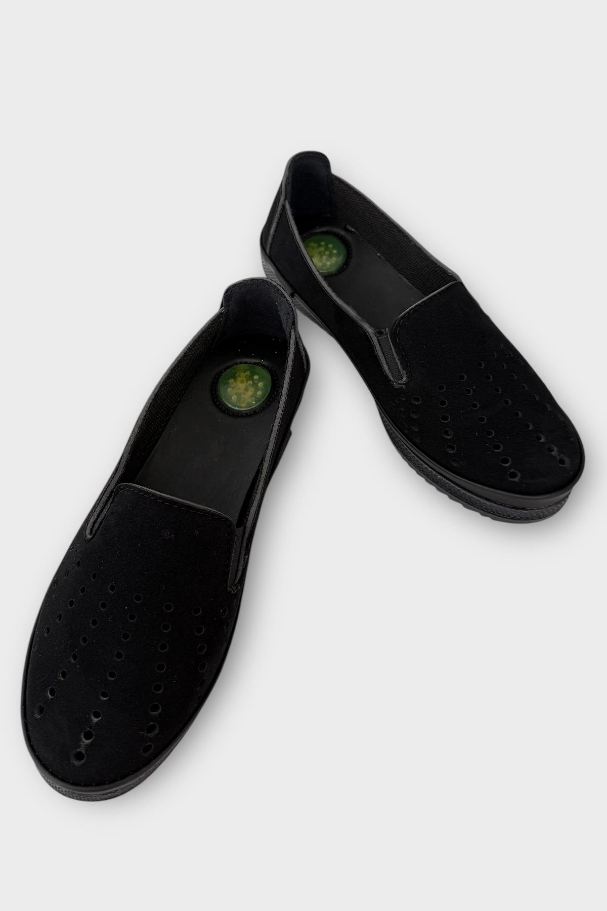 Kadın Ortopedik Yumuşak Comfort Casual Ayakkabı SİYAH - Görsel 4