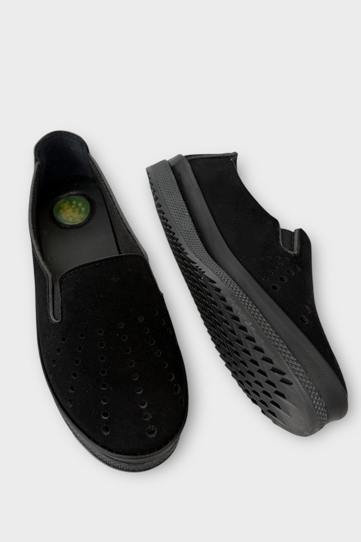 Kadın Ortopedik Yumuşak Comfort Casual Ayakkabı SİYAH - Görsel 5