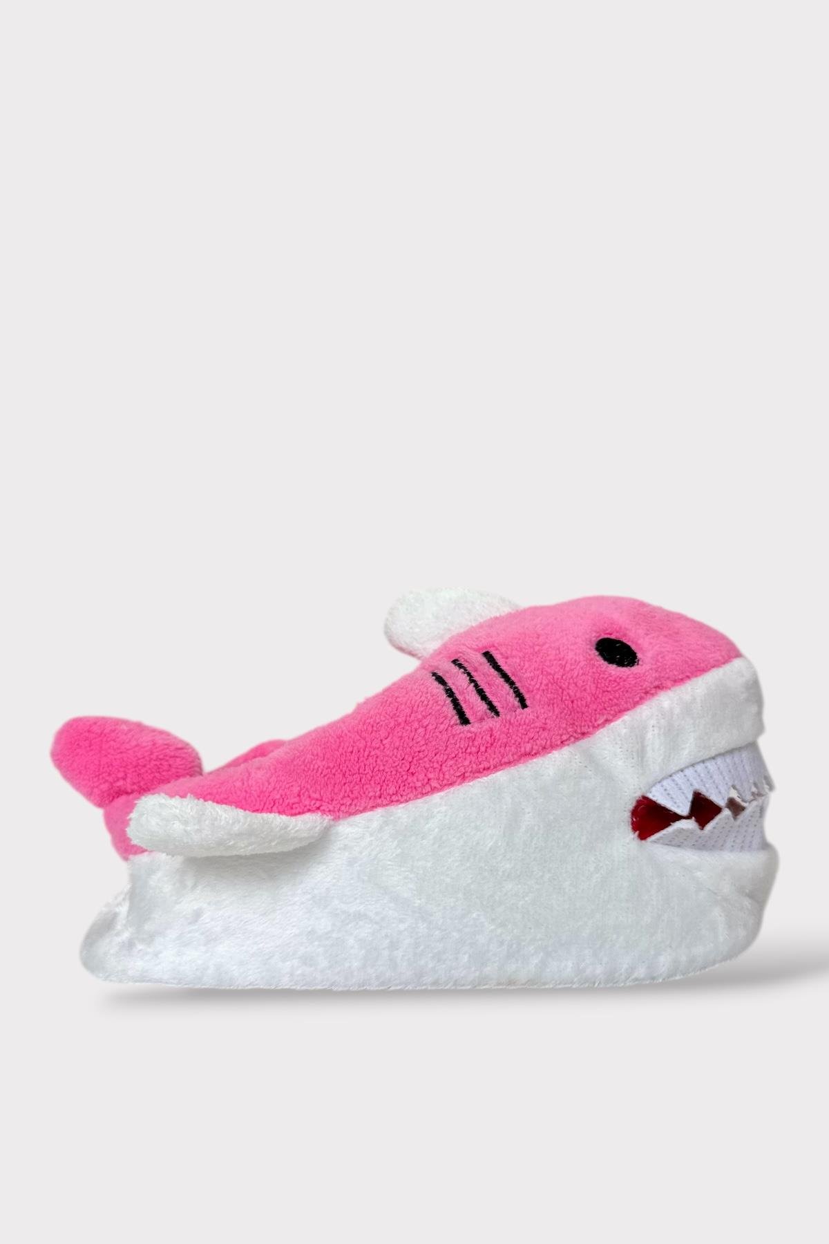 Kadın Köpek Balığı Figürlü Panduf PEMBE - Görsel 2