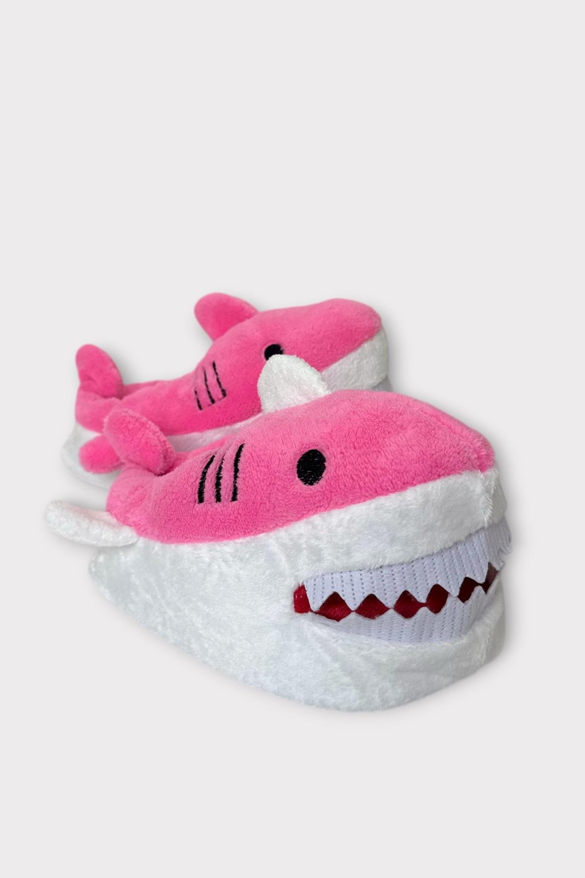 Kadın Köpek Balığı Figürlü Panduf PEMBE - Görsel 3