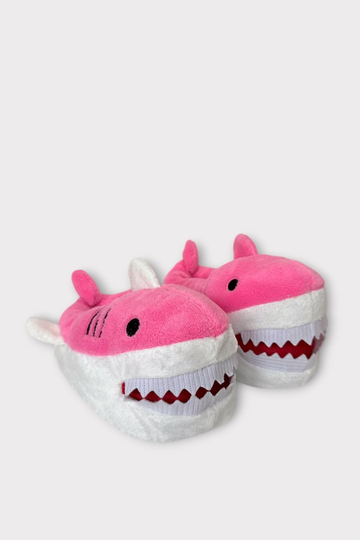 Kadın Köpek Balığı Figürlü Panduf PEMBE - Görsel 4