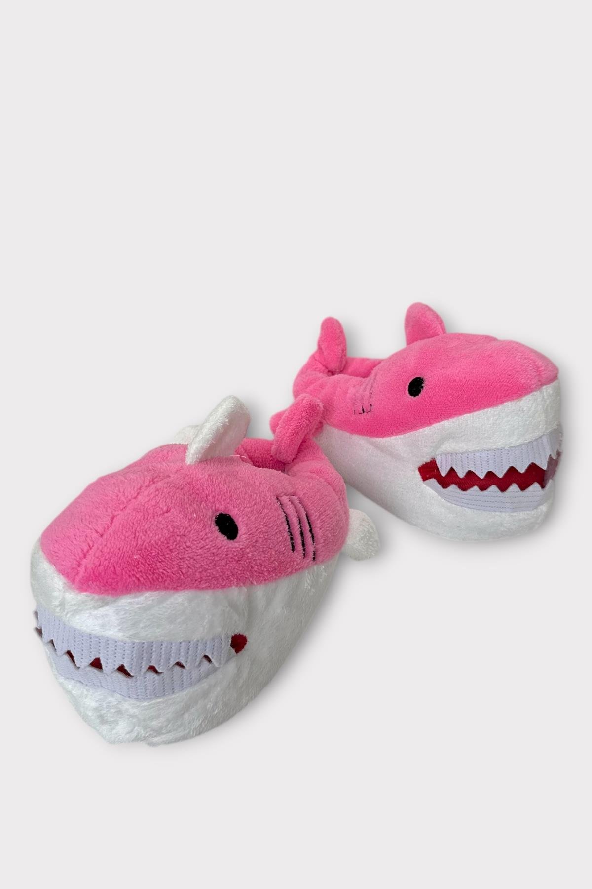 Kadın Köpek Balığı Figürlü Panduf PEMBE - Görsel 5