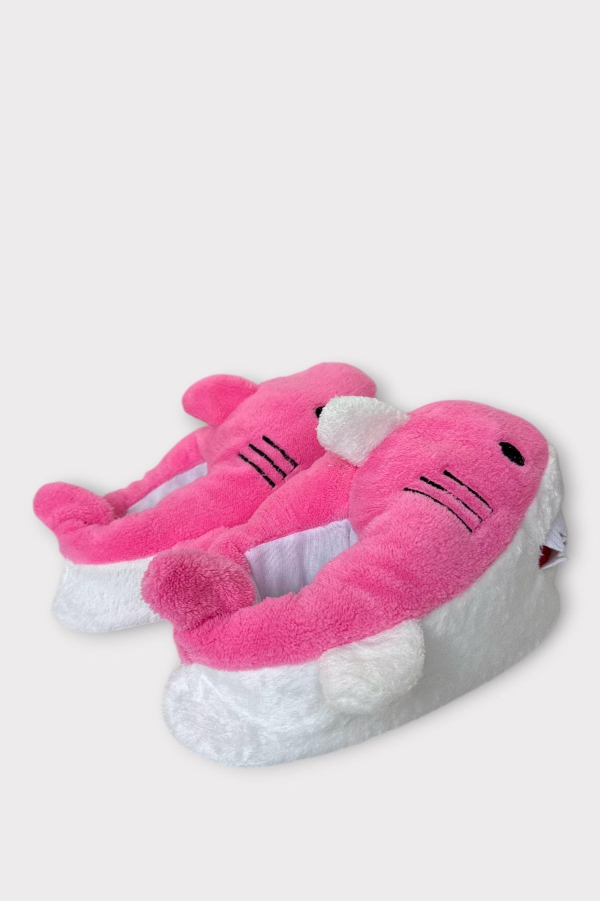 Kadın Köpek Balığı Figürlü Panduf PEMBE - Görsel 7