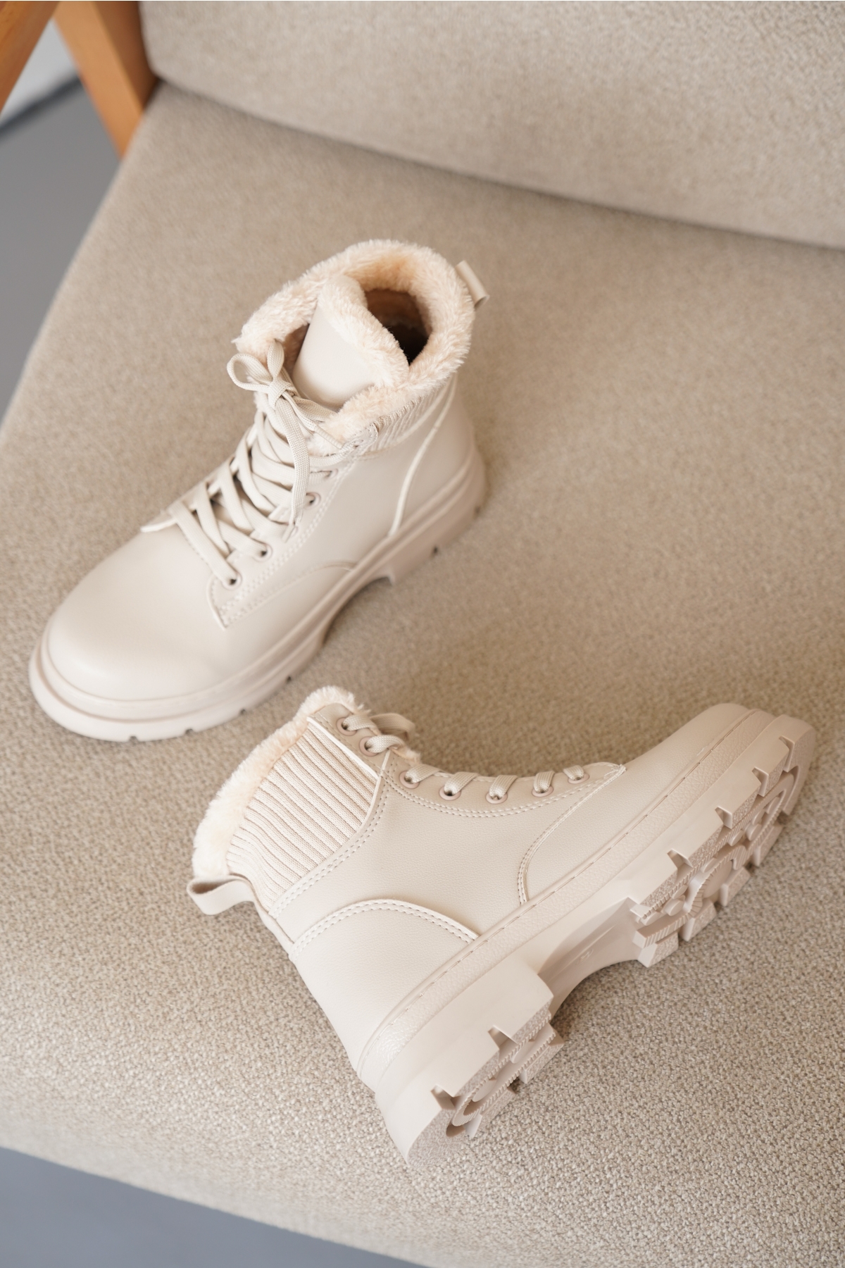 Natalya Soğuk Geçirmez Kışlık Kadın Bot & Bootie - Görsel 4