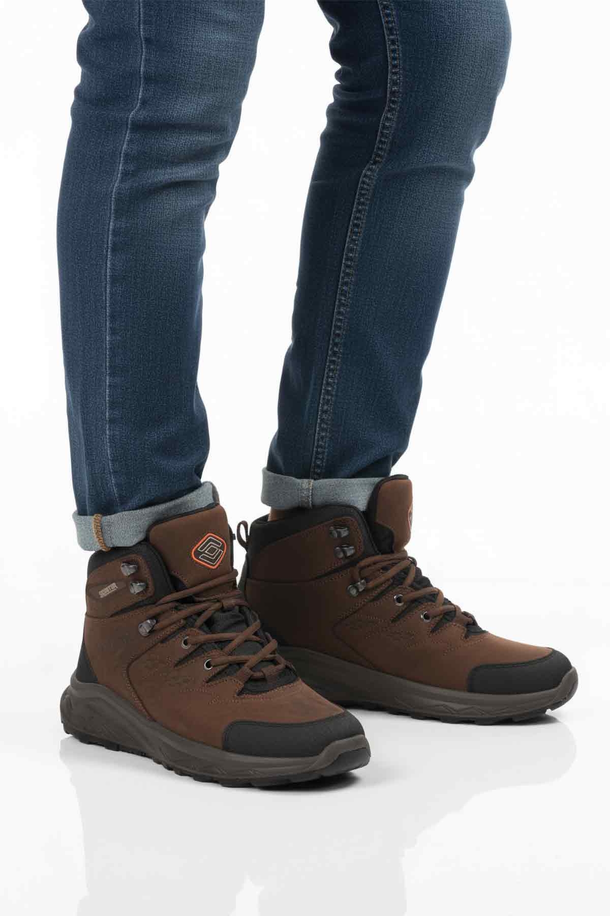 Kahve Nubuk Su Geçirmez Erkek Outdoor Bot M2041 M - Görsel 2