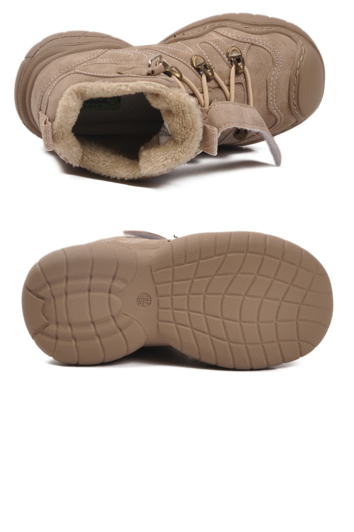 Taba Kürklü Soğuğa Dirençli Kaymaz Erkek Çocuk Bot 2090 P - Görsel 6