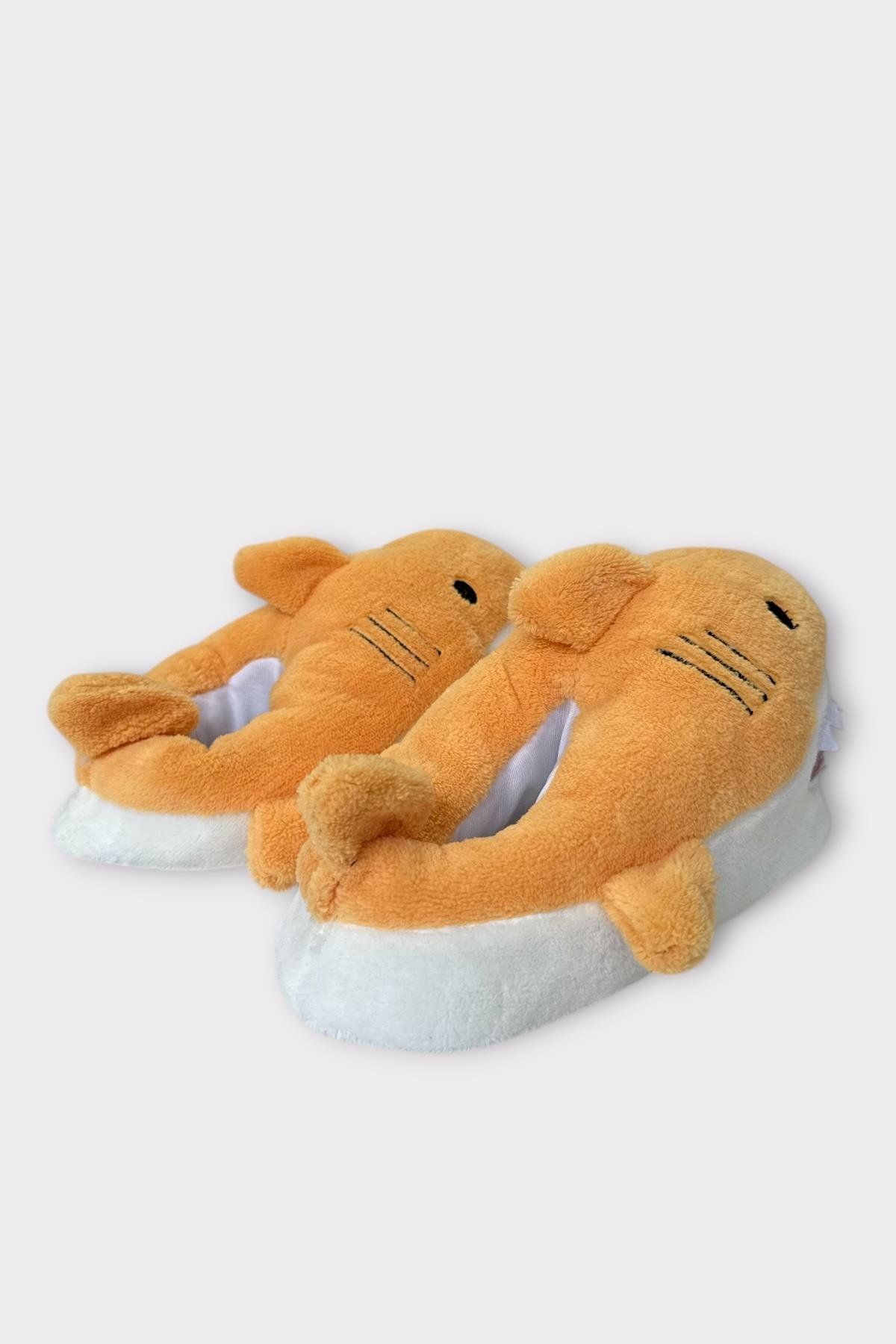 Kadın Köpek Balığı Figürlü Panduf SARI - Görsel 8