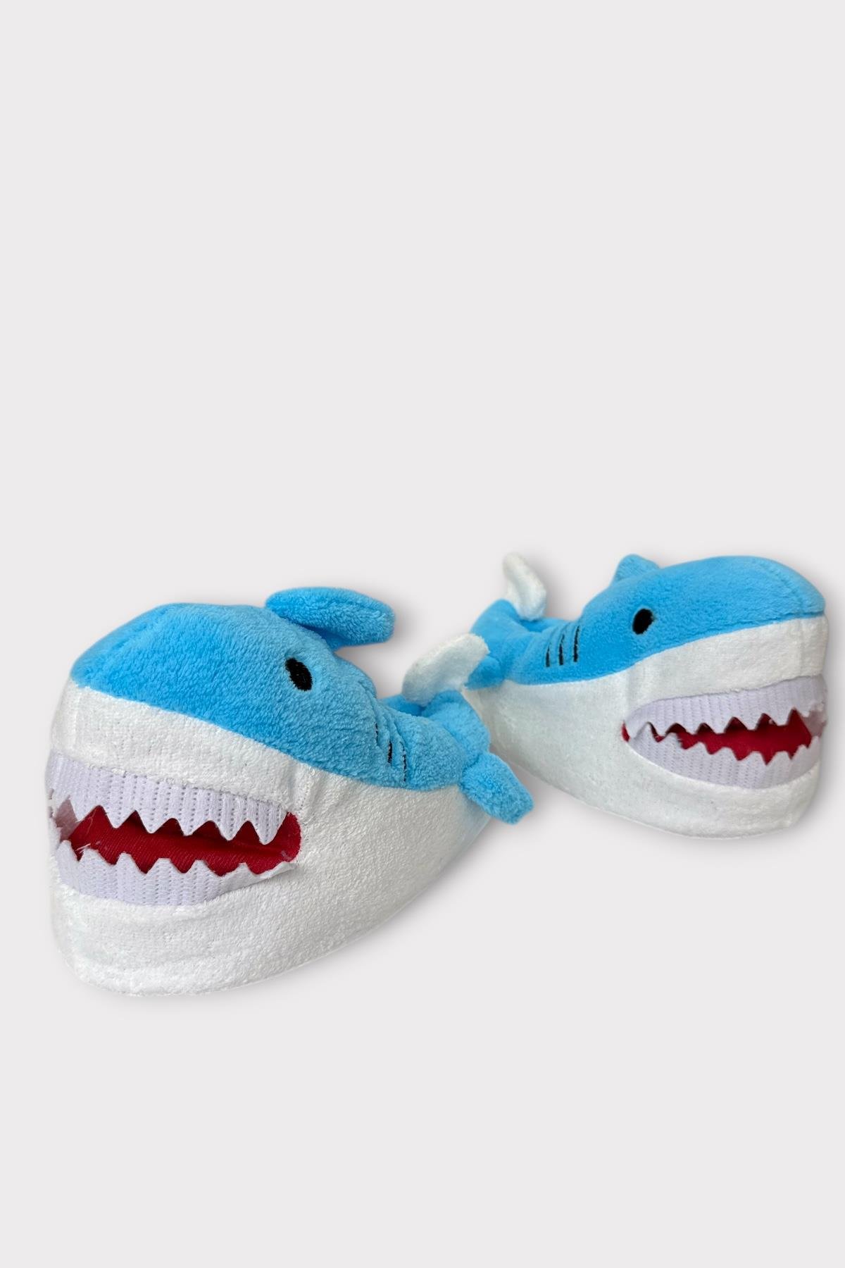 Kadın Köpek Balığı Figürlü Panduf MAVİ - Görsel 6