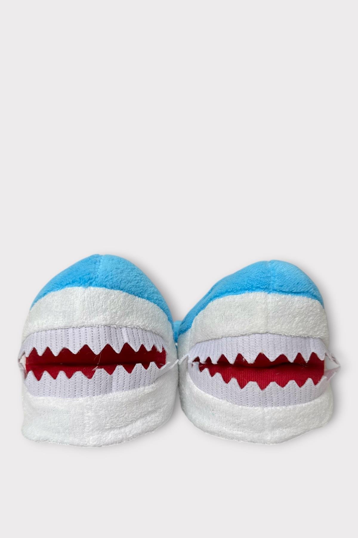 Kadın Köpek Balığı Figürlü Panduf MAVİ - Görsel 7