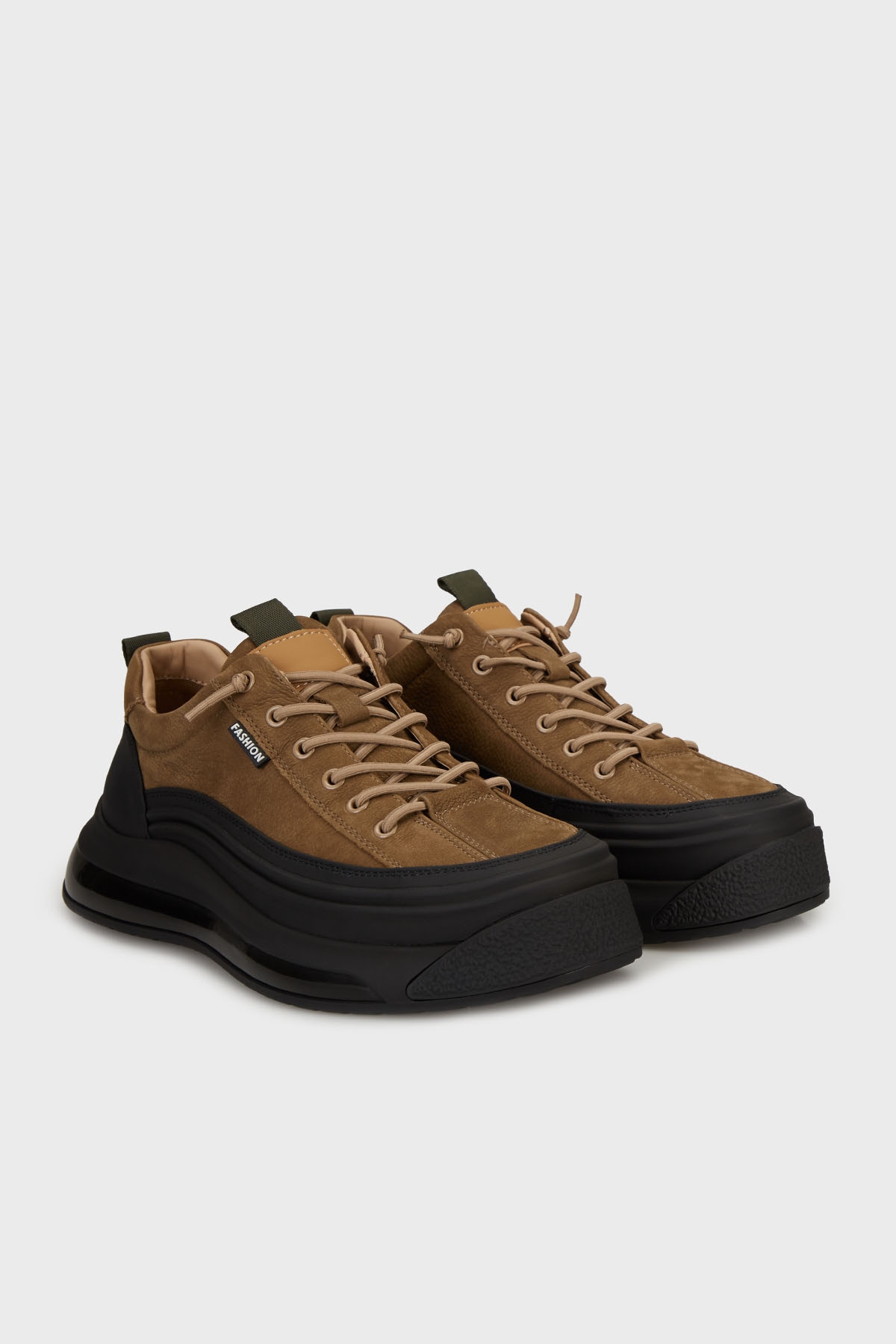 Erkek Ayakkabı 15222114S3 SİYAH-HAKİ - Görsel 4