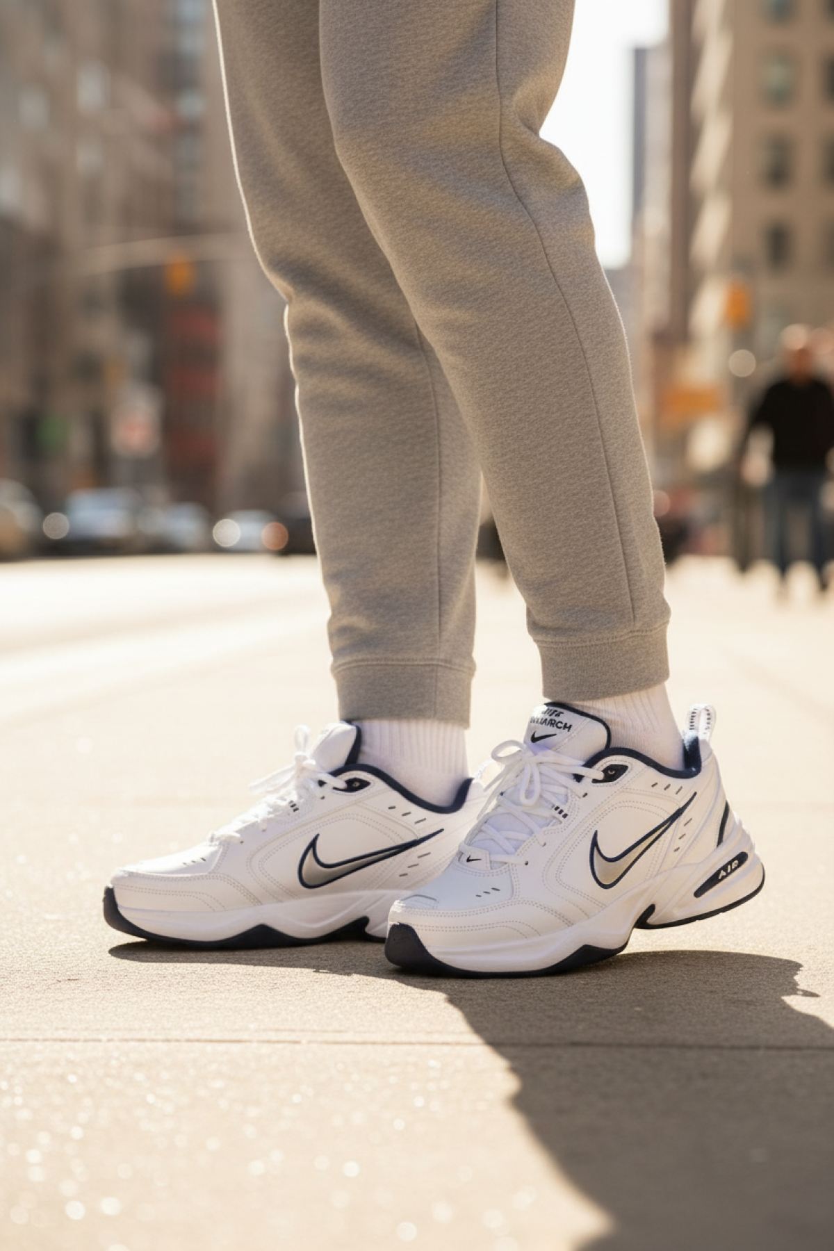 AIR MONARCH IV Beyaz Erkek Sneaker - Görsel 3