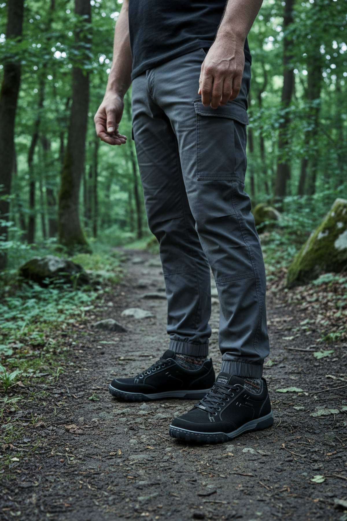 217111 5PR Siyah Erkek Outdoor - Görsel 3